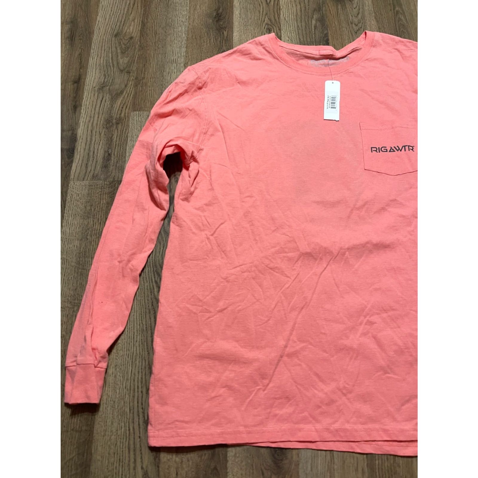 Vintage RIGA WTR Shirt Mens XL Pink Long Sleeve Pocket NWT Size US XL / EU 56 / 4 - 3 Thumbnail