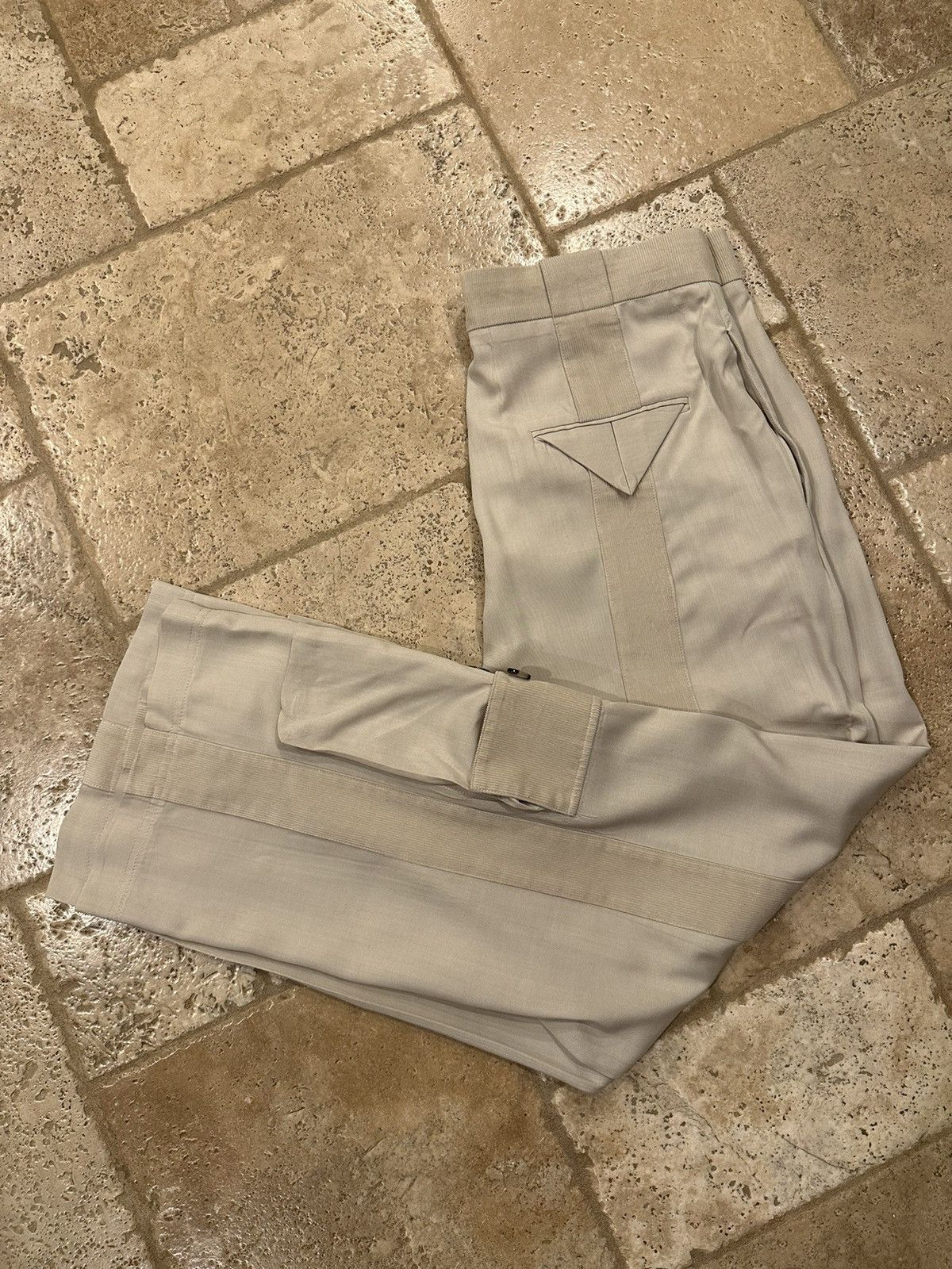 Bottega Veneta Bottega Veneta Daniel Lee Khaki / Corduroy Cargo 2020 Pants Size US 34 / EU 50 - 14 Thumbnail