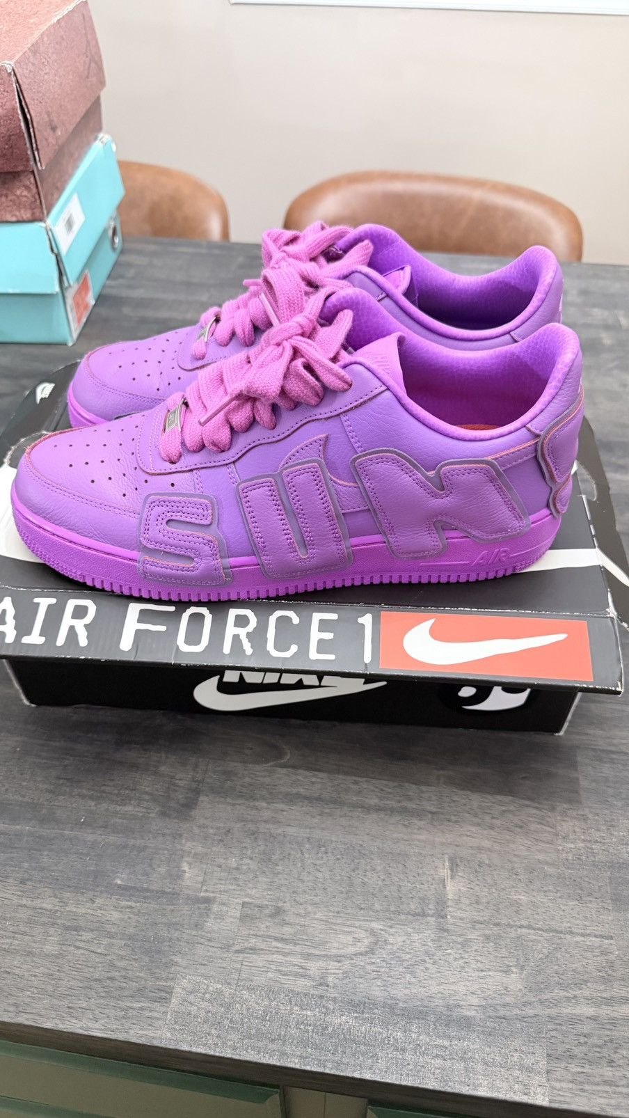 Cactus Plant Flea Market × Nike CPFM x Nike Air Force 1 Fuchsia Dream Size US 12 / EU 45 - 3 Thumbnail