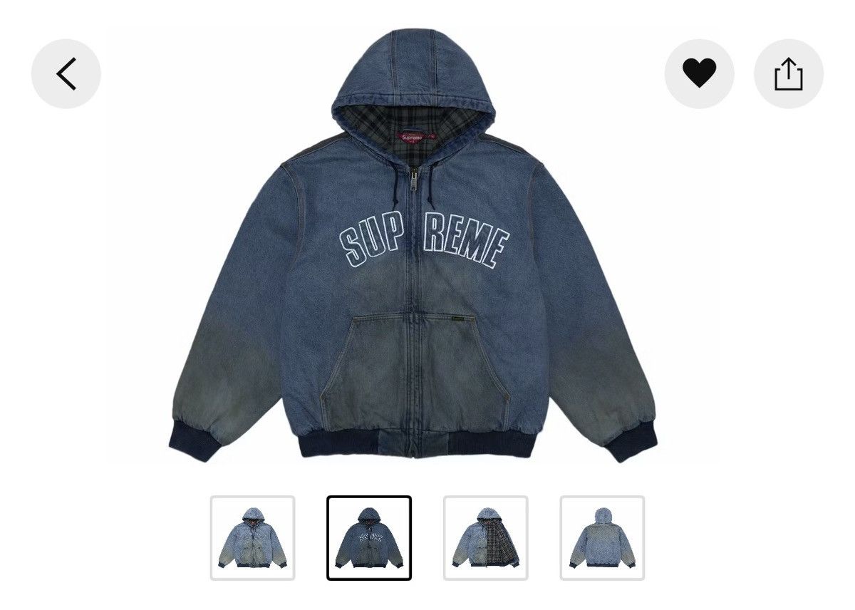 Supreme Supreme denim work jacket Size US M / EU 48-50 / 2 - 2 Thumbnail