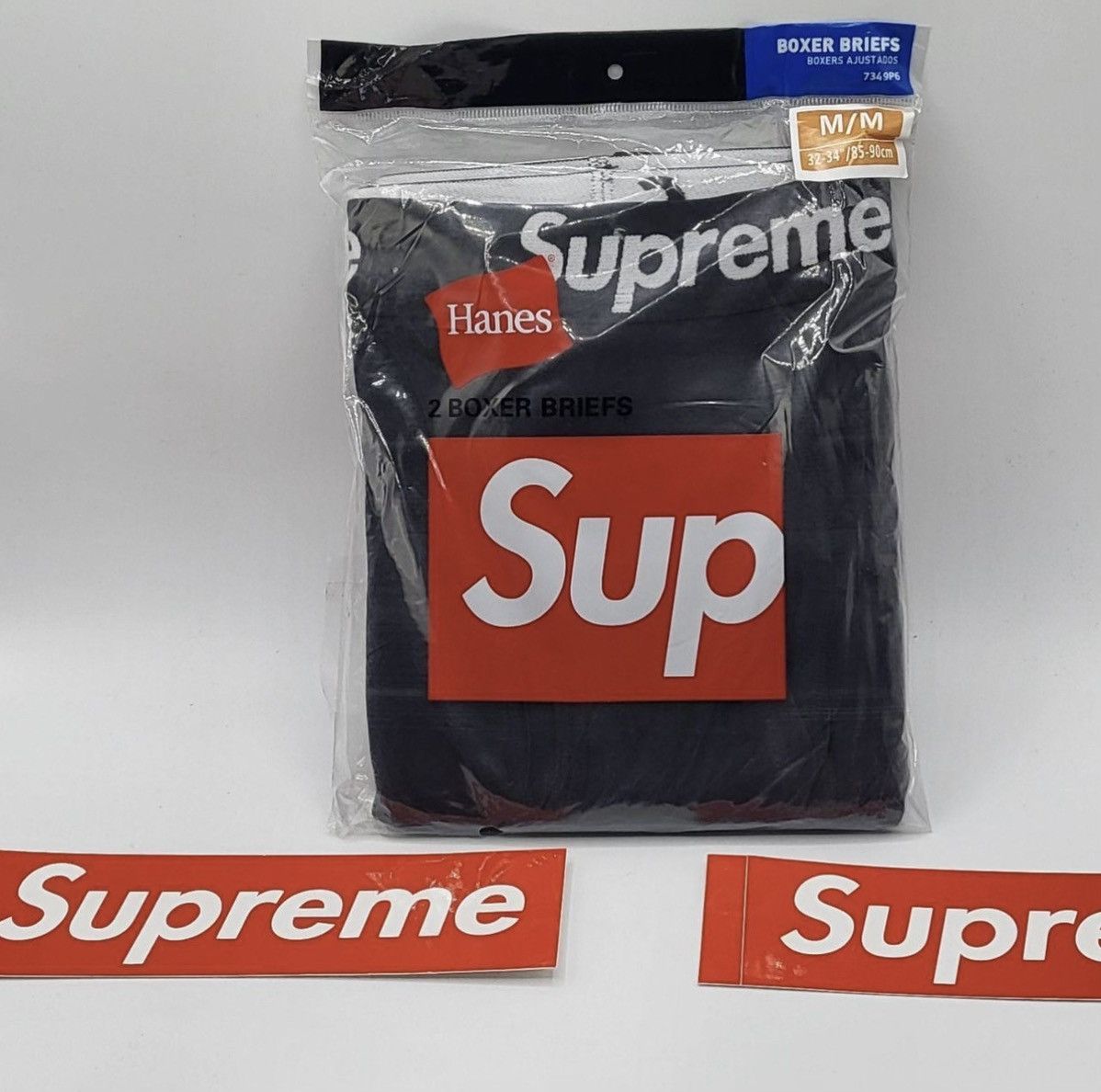 Supreme 2-pack black supreme underwear Size 32 - 1 Thumbnail