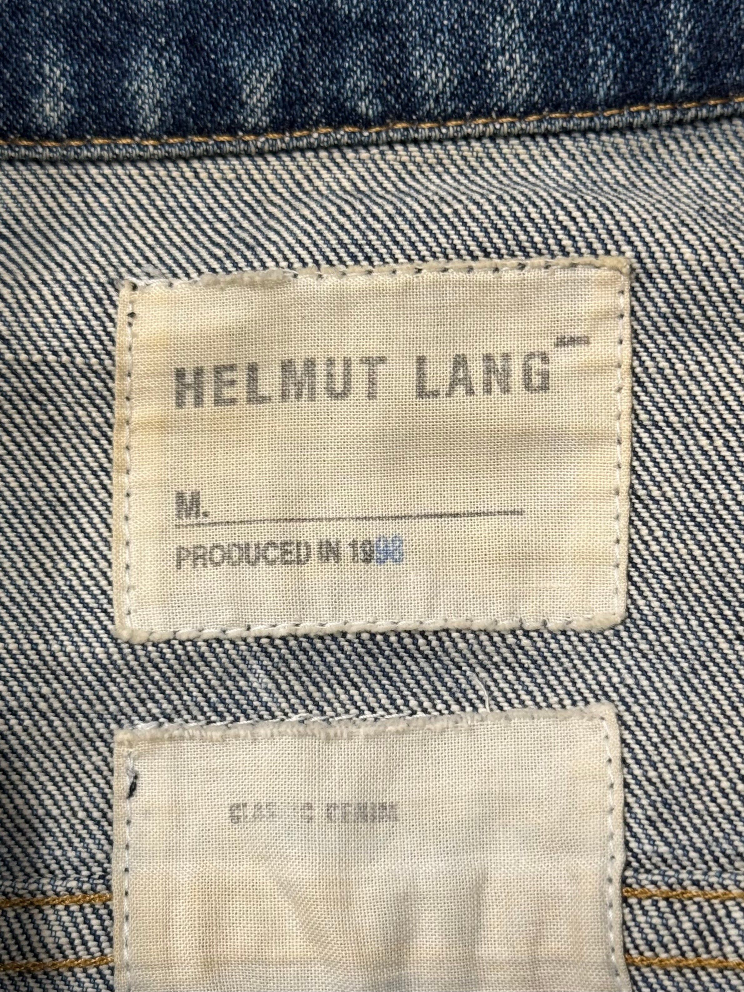 Helmut Lang 1998 Helmut Lang ‘Classic Wash’ Blue Denim Trucker Jacket Size US M / EU 48-50 / 2 - 4 Thumbnail