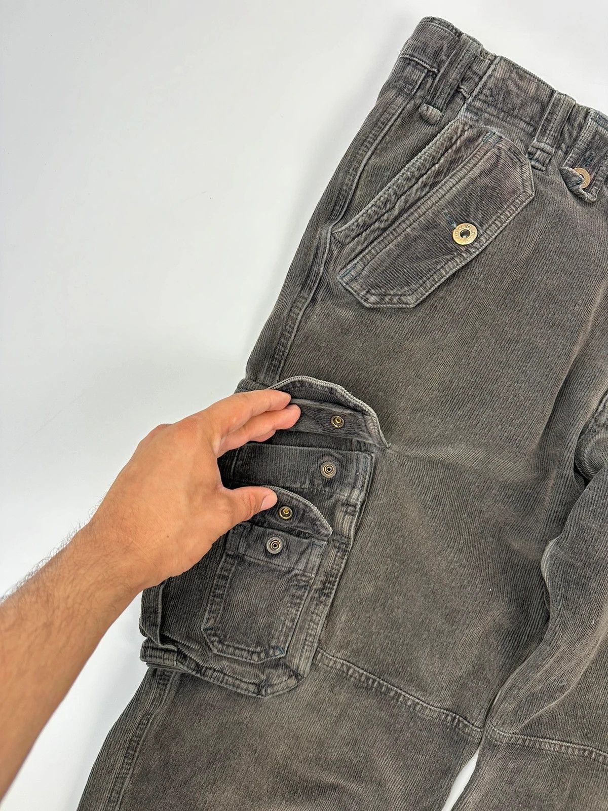 Dolce & Gabbana Dolce & Gabbana Khaki Cargo Corduroy Pants Size US 38 / EU 54 - 11 Thumbnail
