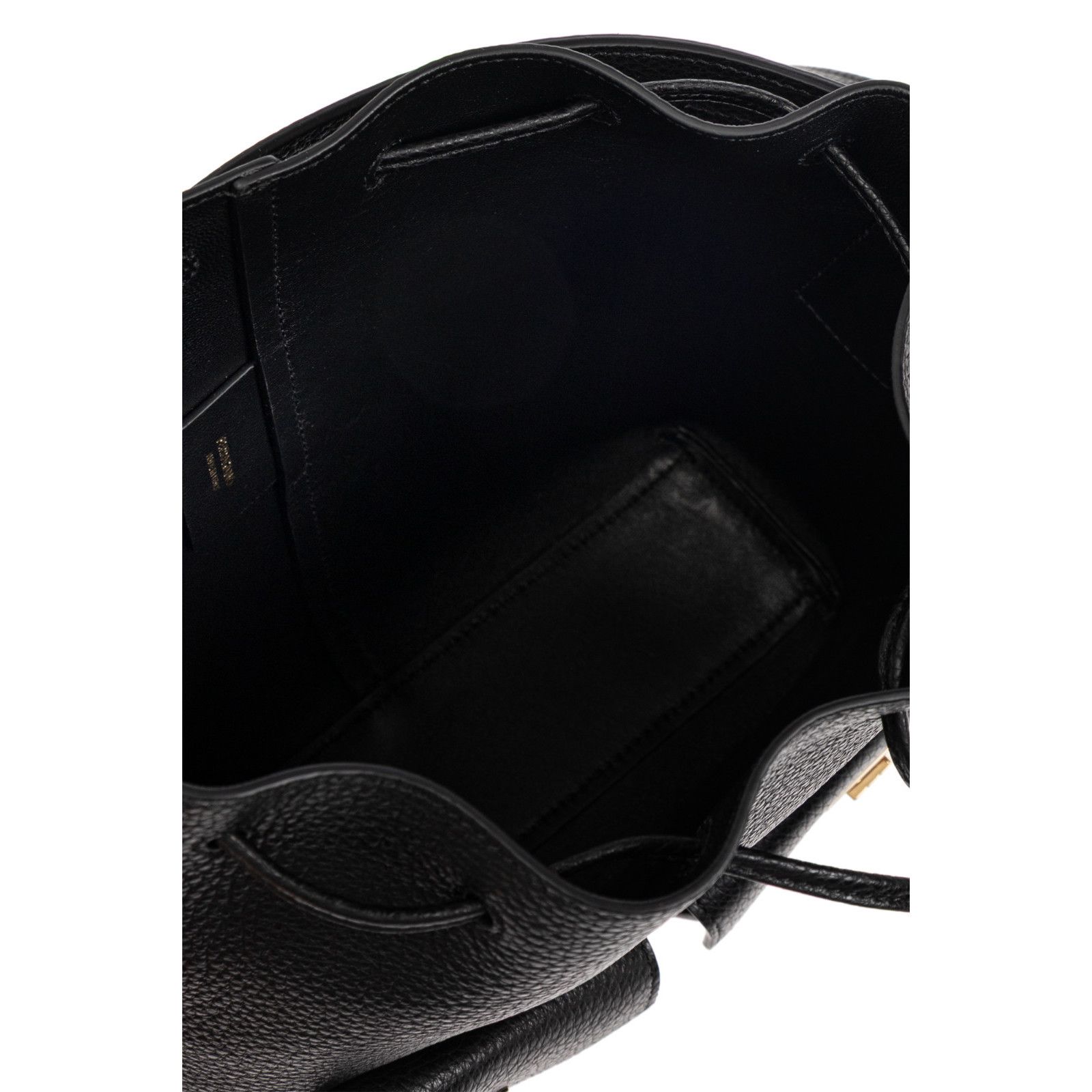 Salvatore Ferragamo FERRAGAMO Multipocket Black Drawstring Bucket Bag New & Auth Size ONE SIZE - 4 Thumbnail