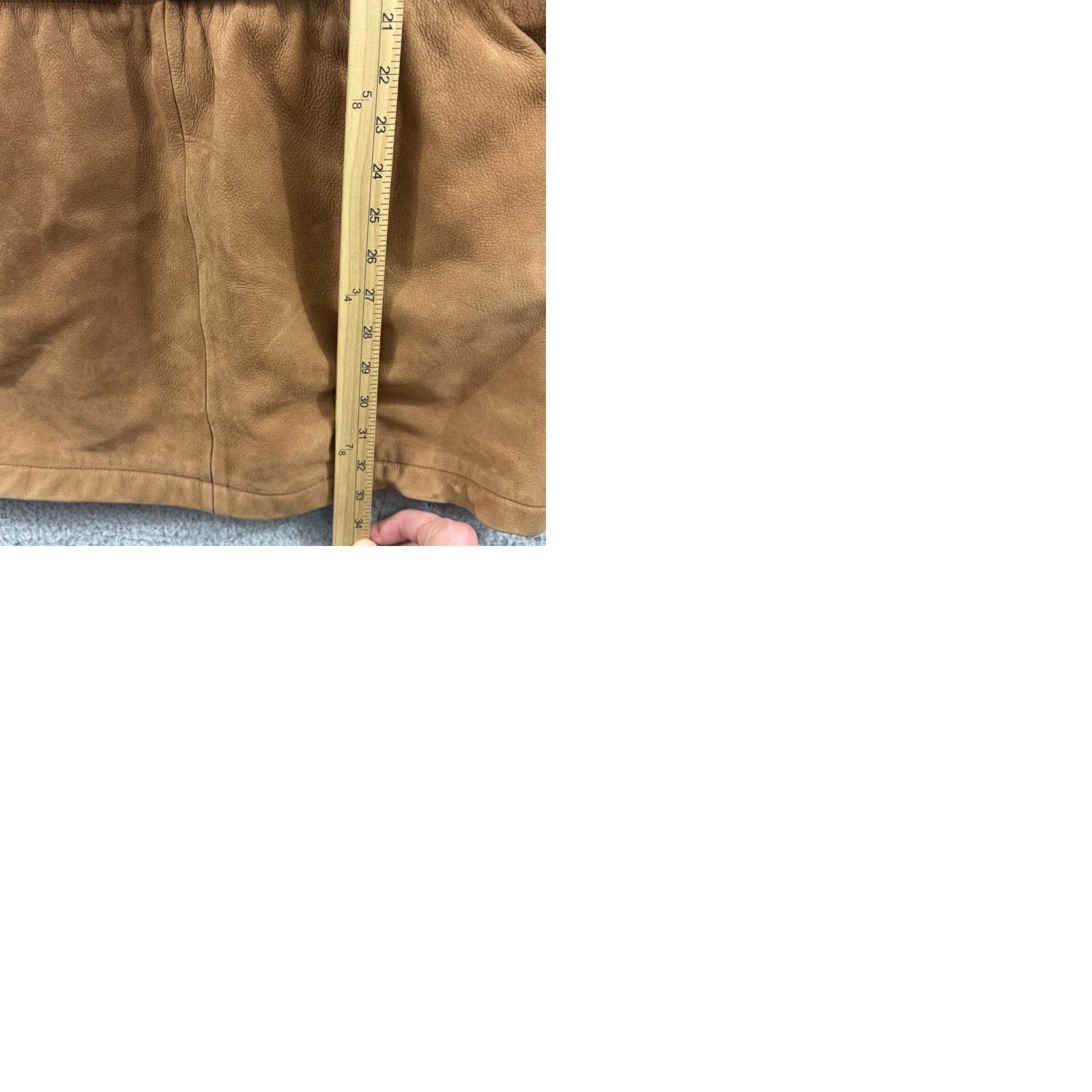 Vintage Adventure Bound Wilsons Coat Womens Medium Brown Leather Suede Hooded Parka Jacket Coat Size M / US 6-8 / IT 42-44 - 9 Thumbnail