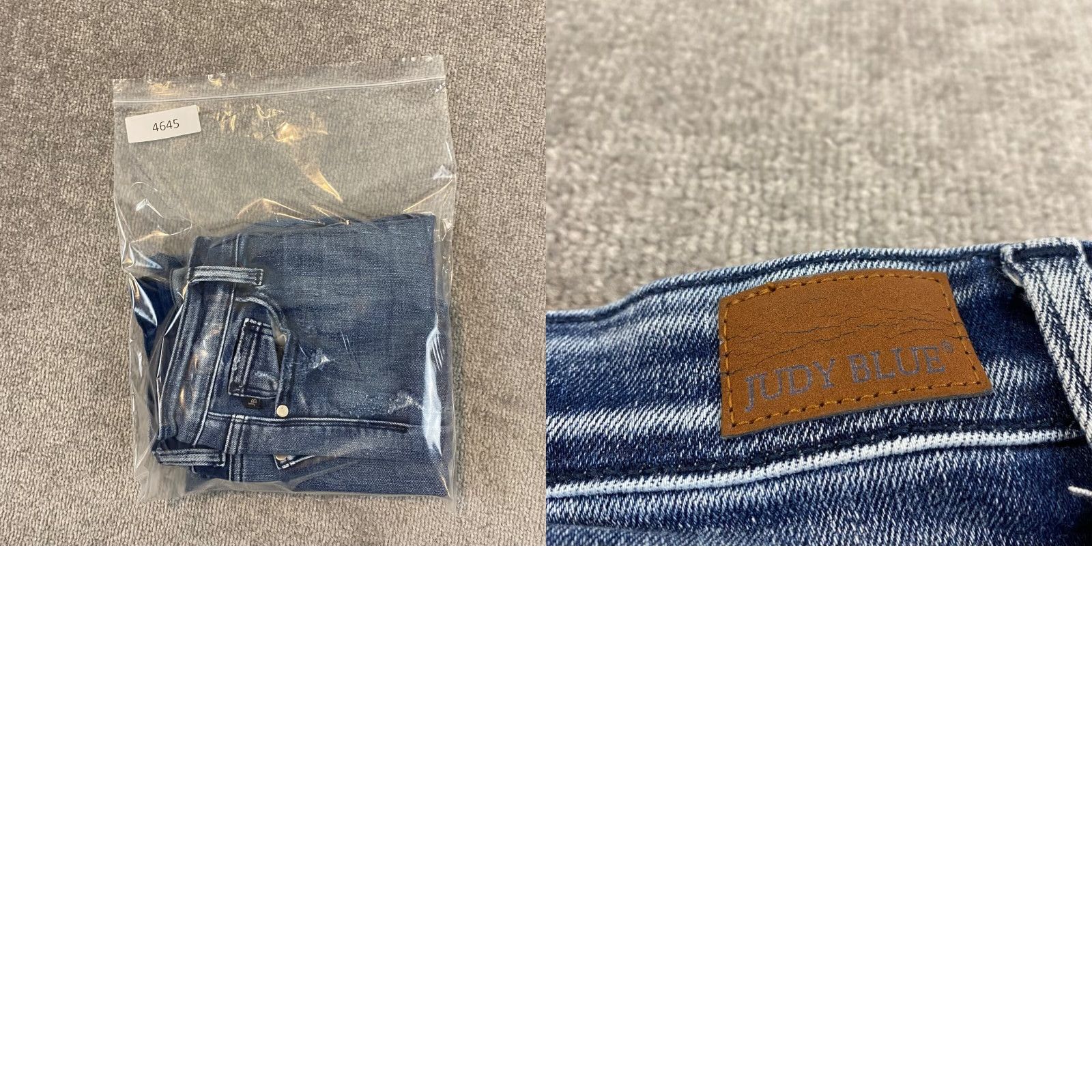 Denime Judy Blue Boyfriend Fit Jeans Womens 3/26 Medium Blue Distressed Denim Pants Size 26" / US 2 / IT 38 - 9 Thumbnail