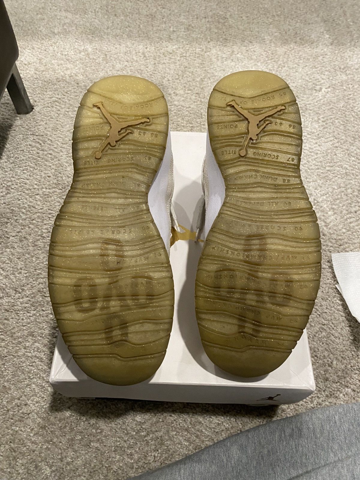 Jordan Brand Air Jordan 10 Retro Ovo Size US 9 / EU 42 - 5 Thumbnail