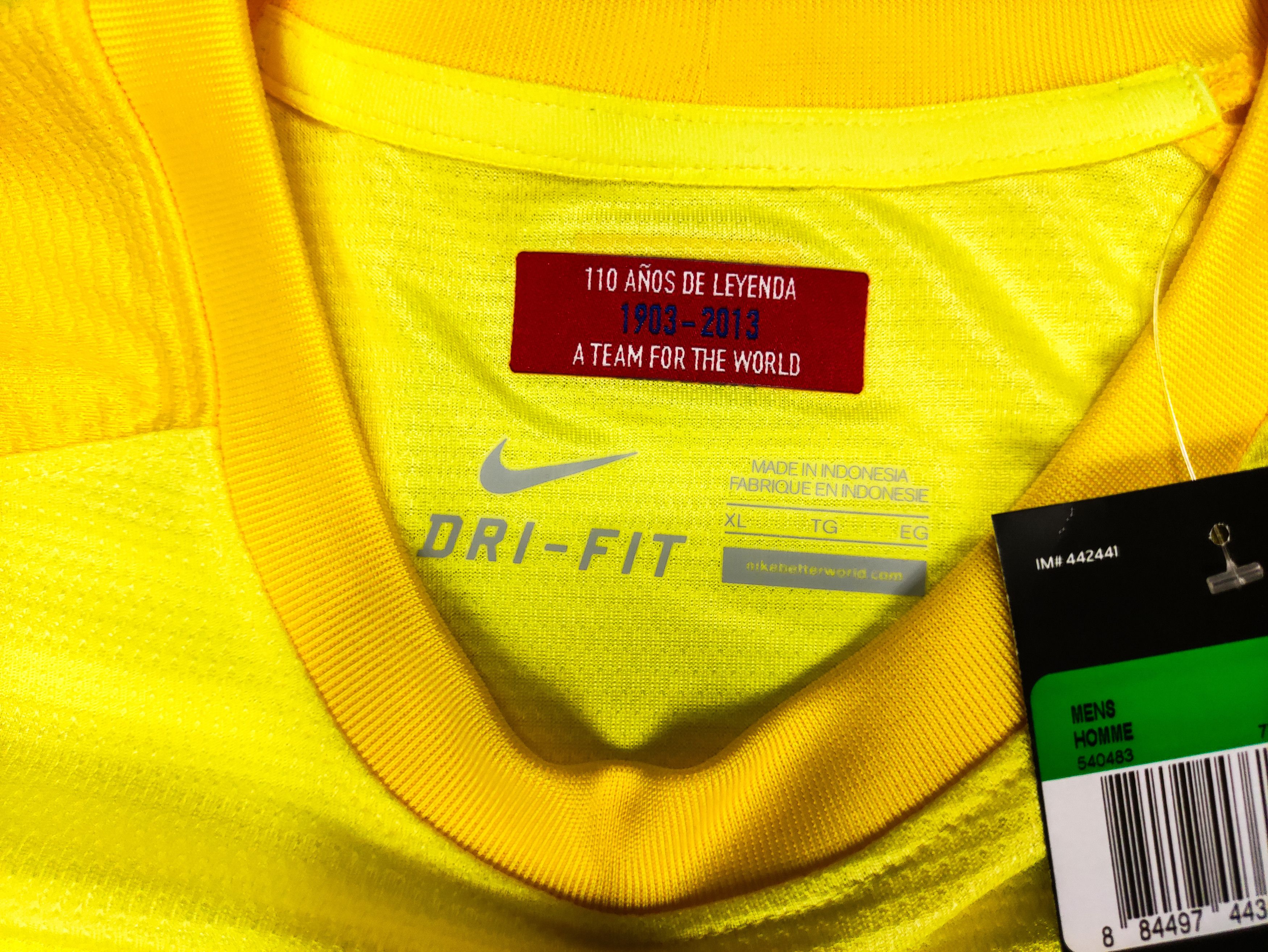 Nike BNWT Authentic Atletico Madrid Nike 2013 2014 Goalkeeper Kit Size US XL / EU 56 / 4 - 3 Thumbnail
