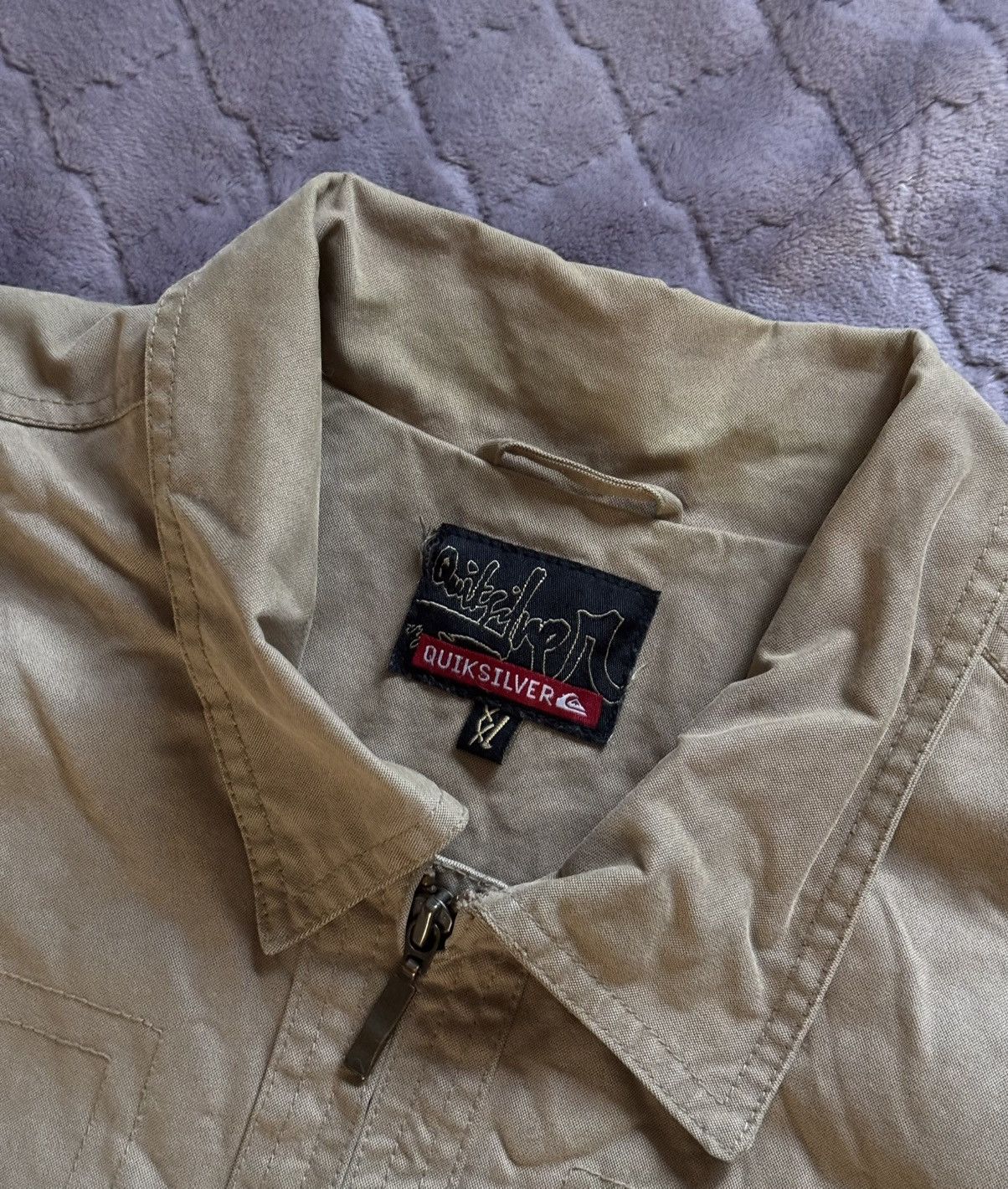 Quiksilver × Vintage Vintage y2k Quiksilver Bomber Jacket Size US XXL / EU 58 / 5 - 6 Thumbnail