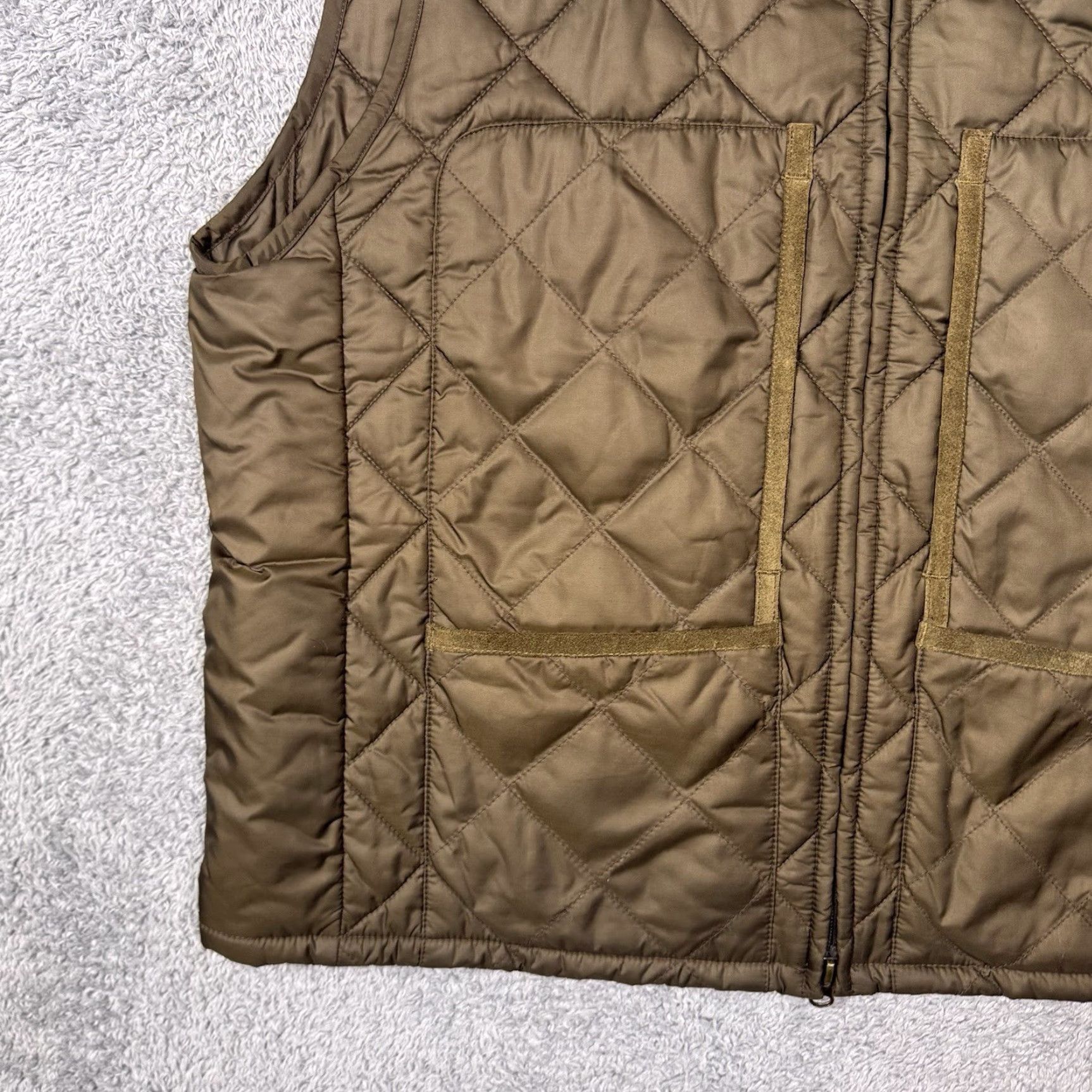 Polo Ralph Lauren VINTAGE Polo Ralph Lauren Vest Men L Diamond Quilted Calf Suede Leather Hunt Vintage Size US L / EU 52-54 / 3 - 2 Thumbnail