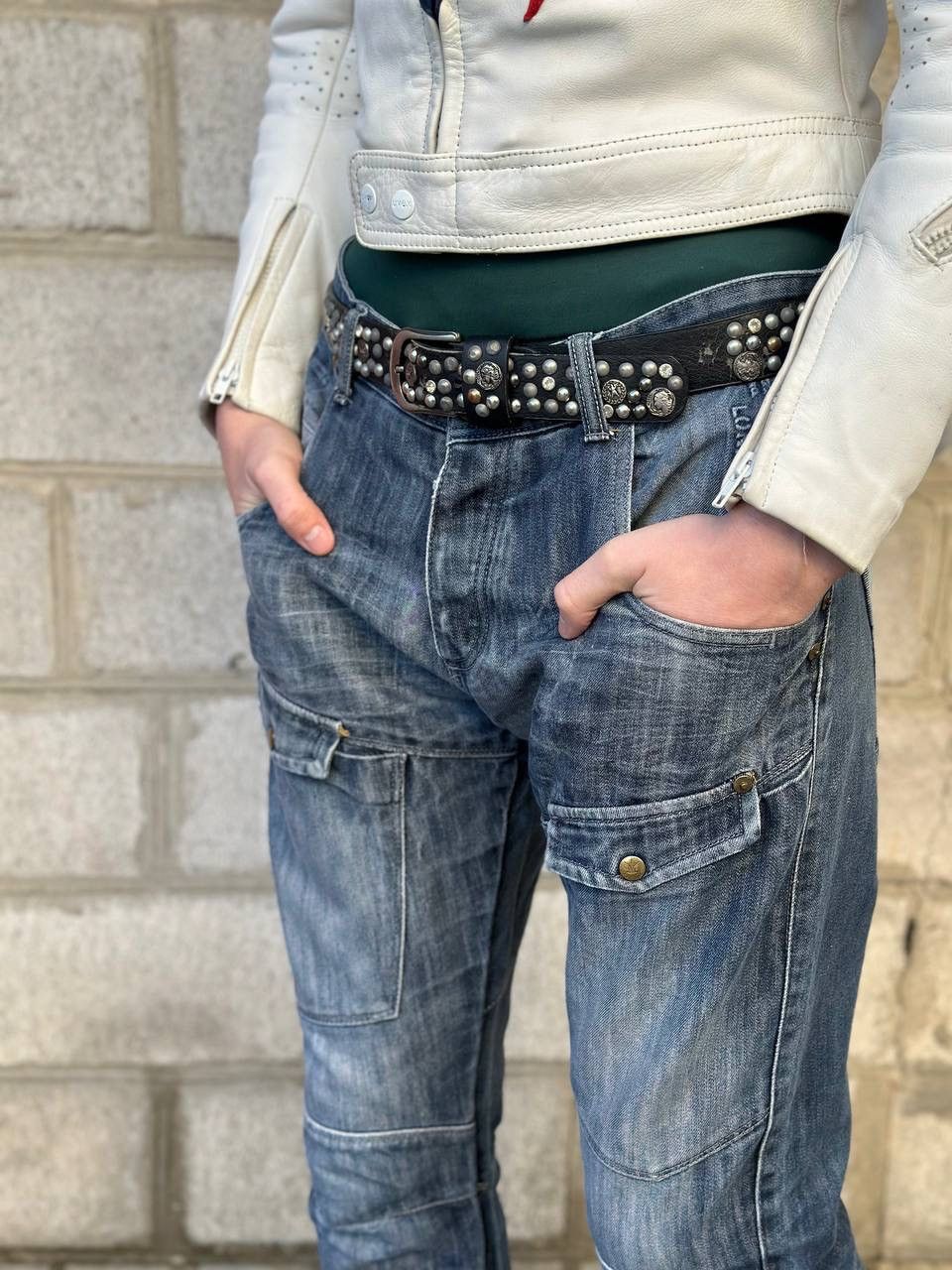 Firetrap VTG Firetrap Jeans Multi-pocket Size 34 Flared Y2K 00s USA Size US 34 / EU 50 - 7 Thumbnail