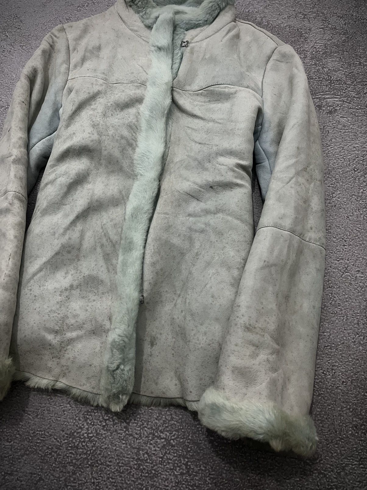 Japanese Brand Japanese Unknow Leather Fur Iner Jacket Size US M / EU 48-50 / 2 - 4 Thumbnail