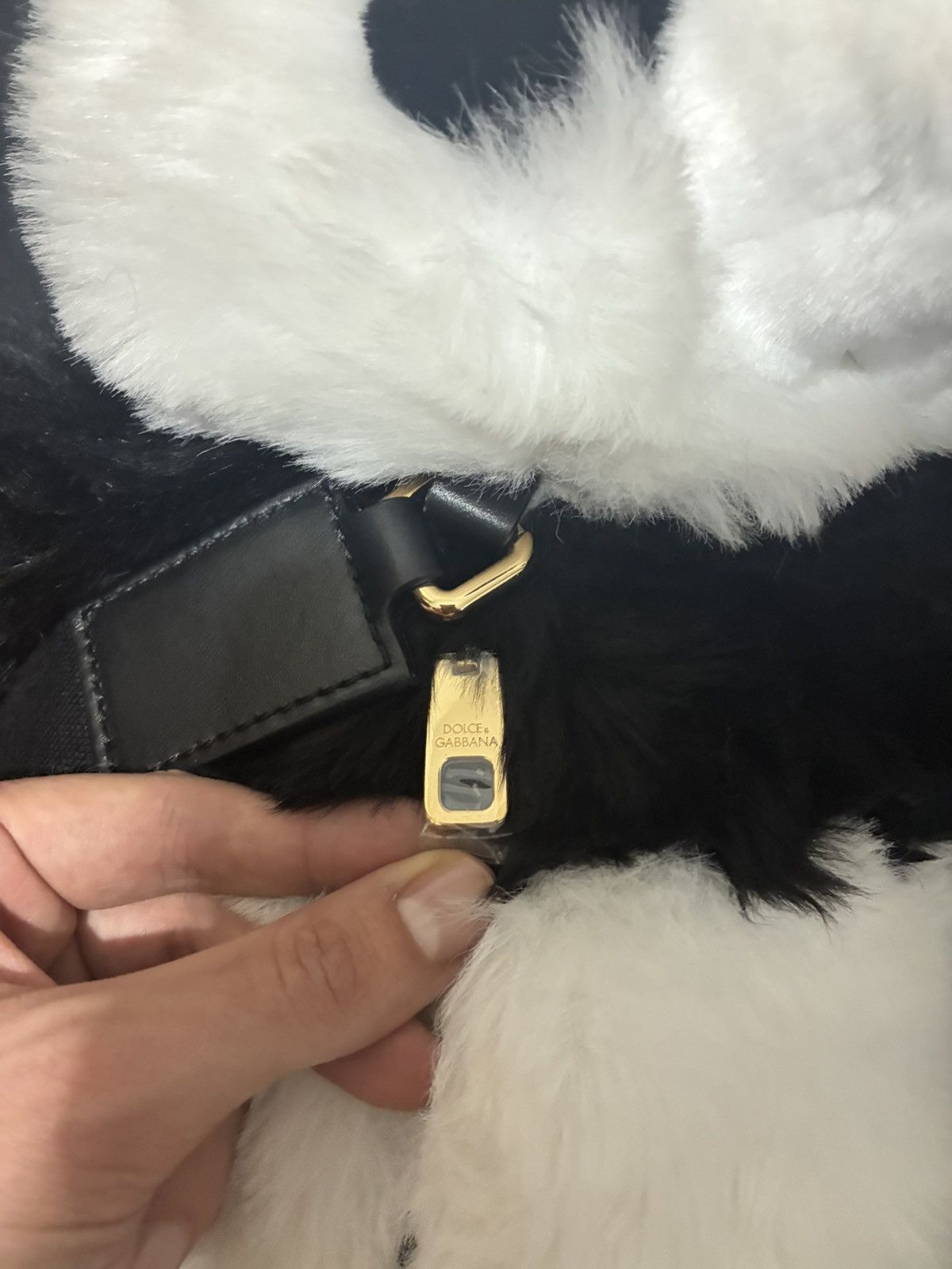 Dolce & Gabbana Dolce & Gabbana Panda Plush Sling Bag Size ONE SIZE - 4 Thumbnail