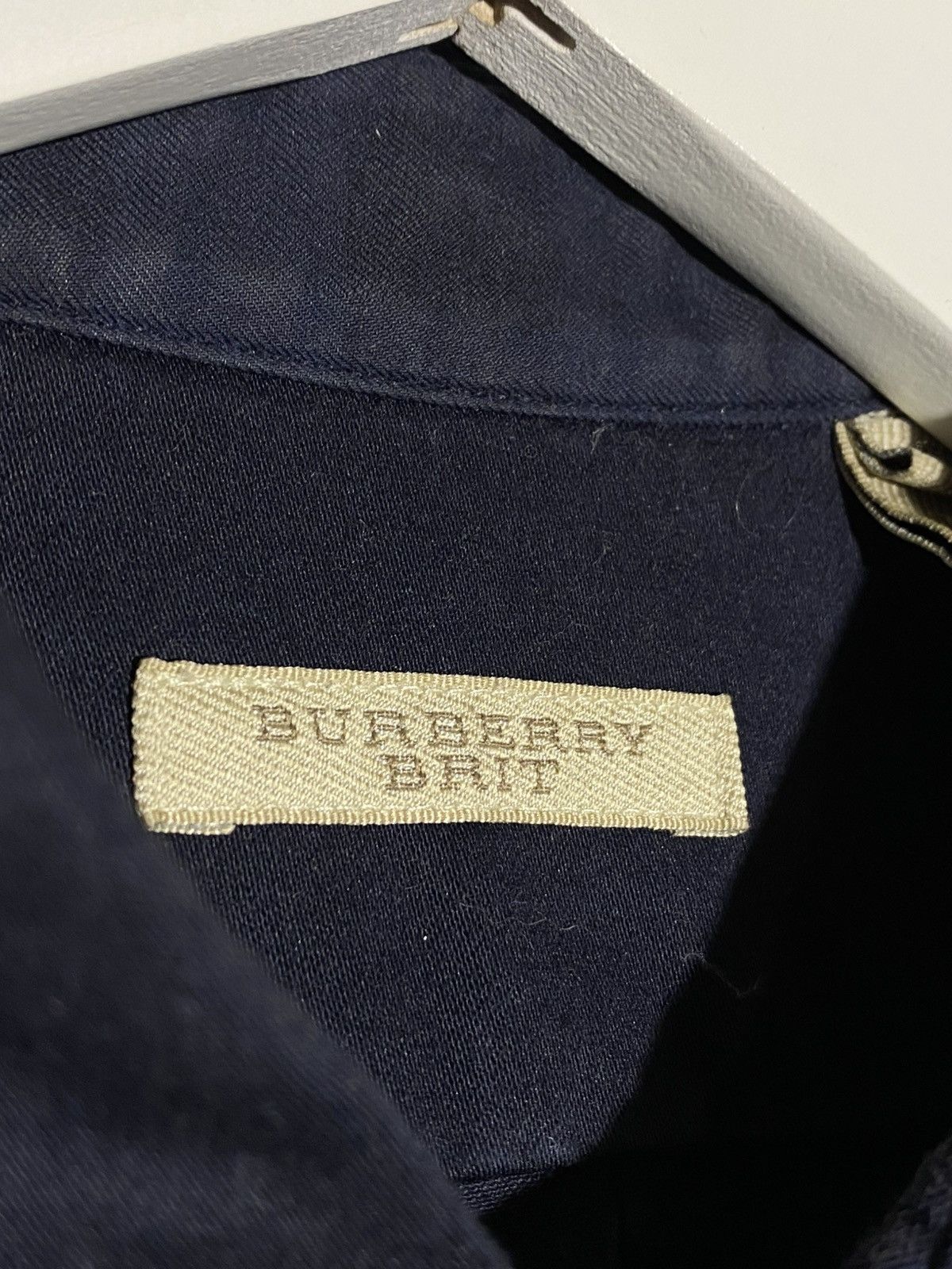Burberry Burberry Brit Pockets Button Up Shirt Midnight Blue Size US L / EU 52-54 / 3 - 6 Thumbnail