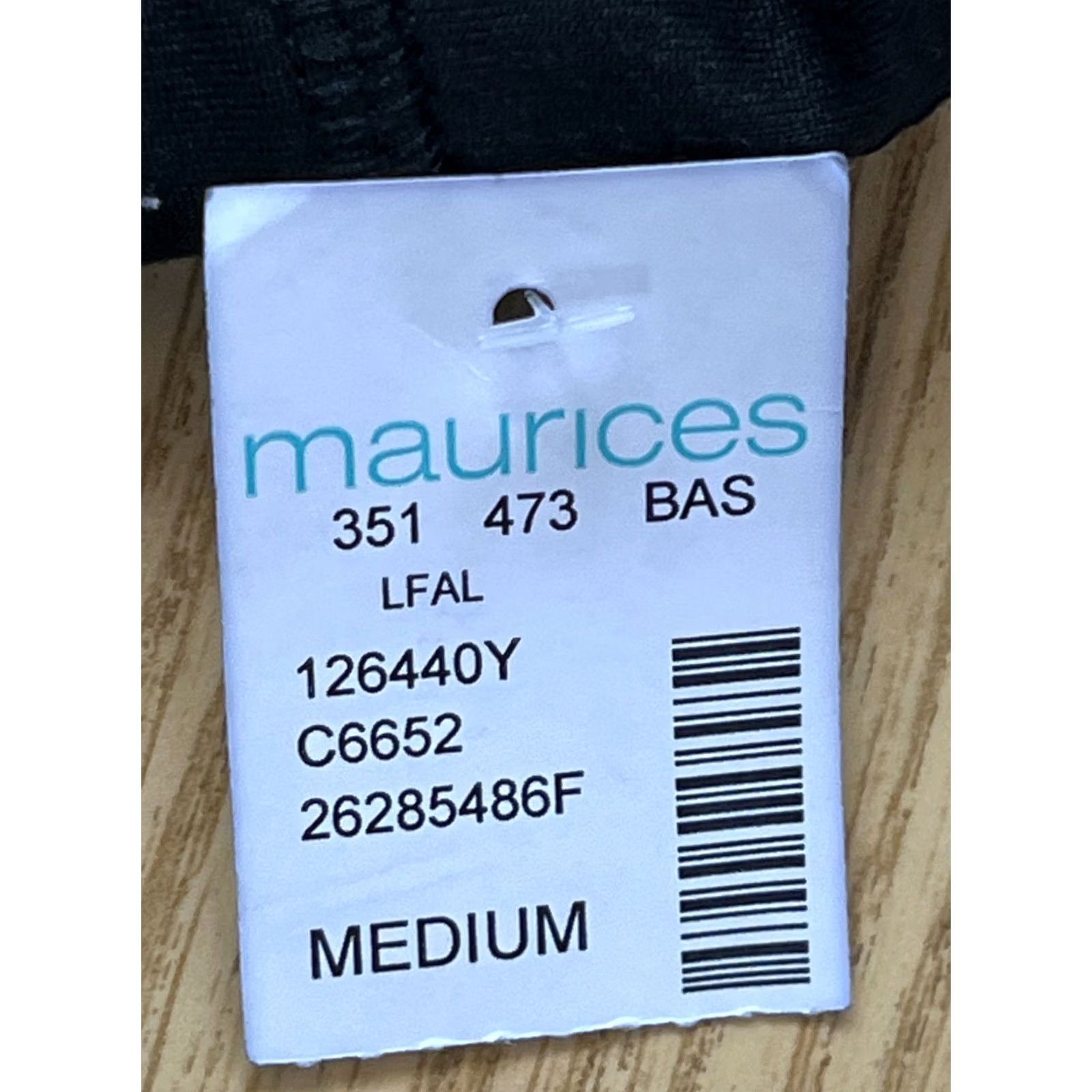 Vintage Maurices Womens M Luxe Pocket 10" Bike Shorts Black Ultra High Rise Activewear Shorts Bike Mens Size 32" / US 10 / IT 46 - 5 Thumbnail