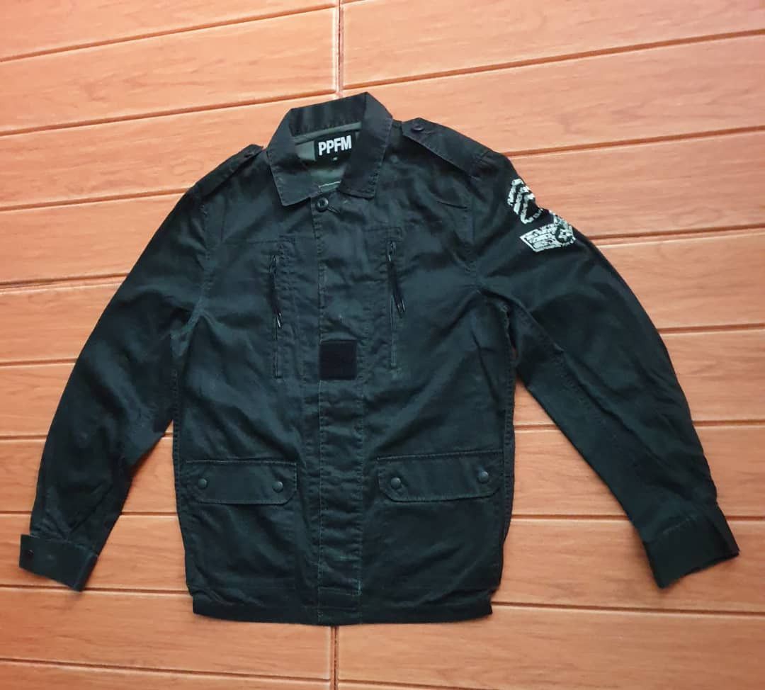 PPFM 💥PPFM Skull faded Black Punk rock jacket Size US M / EU 48-50 / 2 - 3 Thumbnail