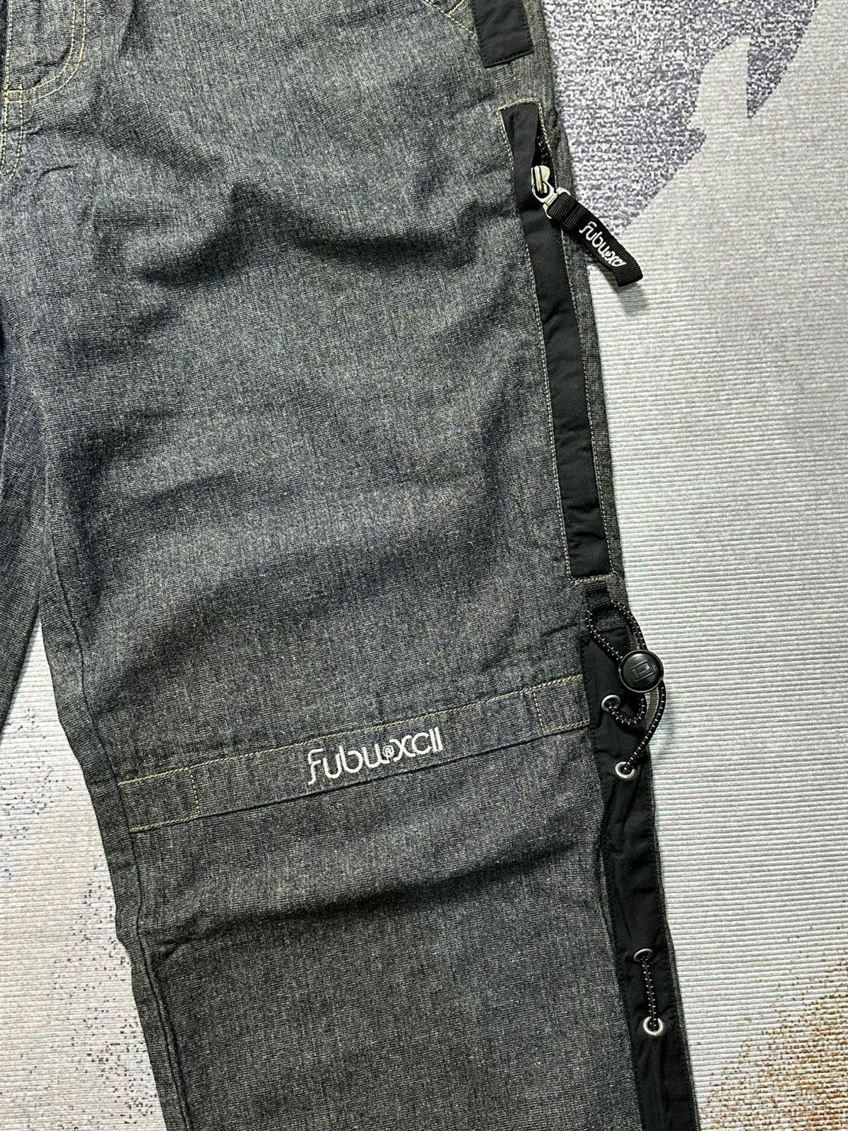PPFM Vintage Fubu Y2K Baggy Denim Size US 31 - 7 Thumbnail