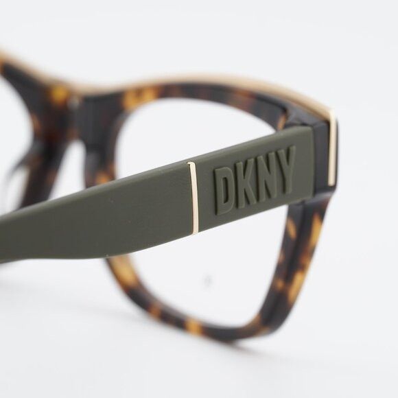 DKNY DKNY DK5063 281 Eyeglasses - Havana/Black 54mm Square Frame Size ONE SIZE - 6 Thumbnail