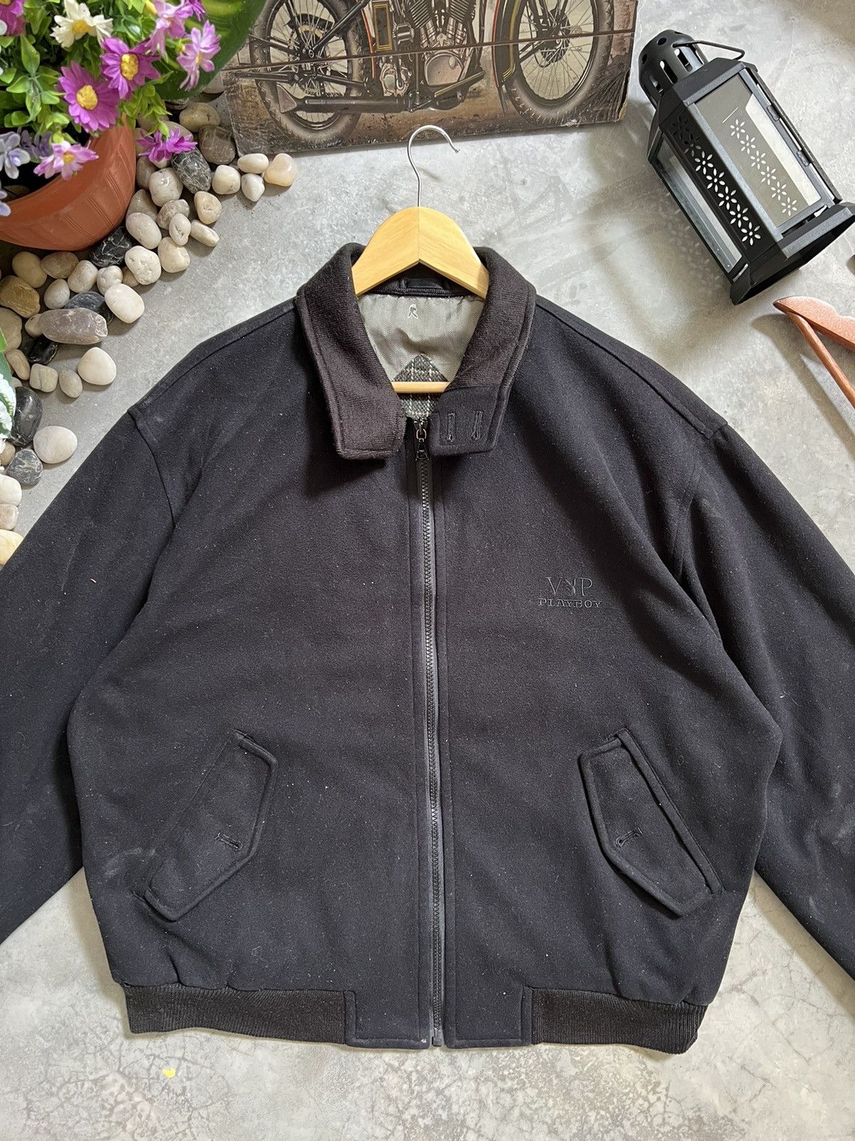 Vintage Vintage 🏴‍☠️ Vip Playboy Bomber Style Jacket Size US L / EU 52-54 / 3 - 2 Thumbnail