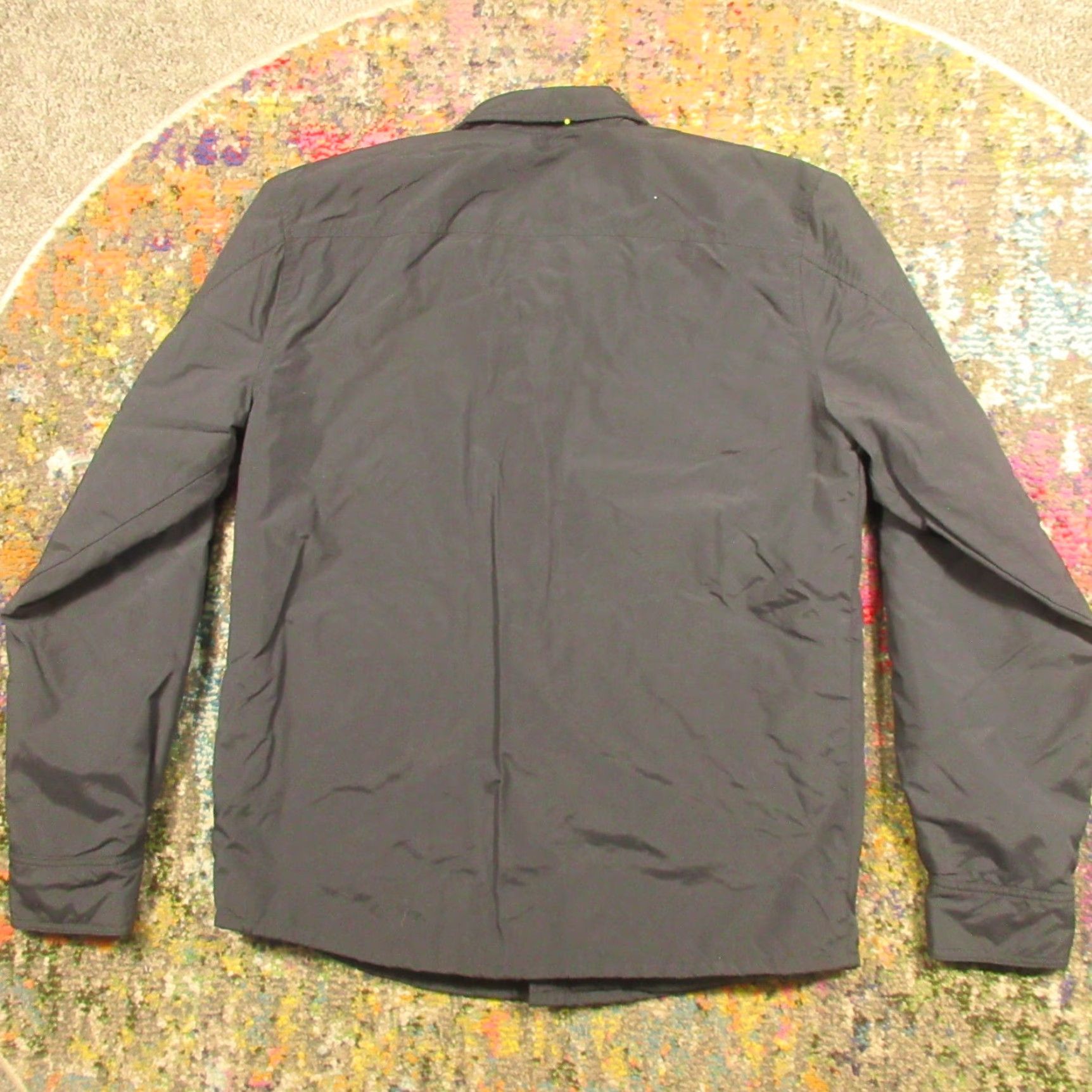 RVCA RVCA Shacket Mens S Black Quilted Shirt Jacket Button Front Insulated Puffer EUC Size US S / EU 44-46 / 1 - 2 Thumbnail