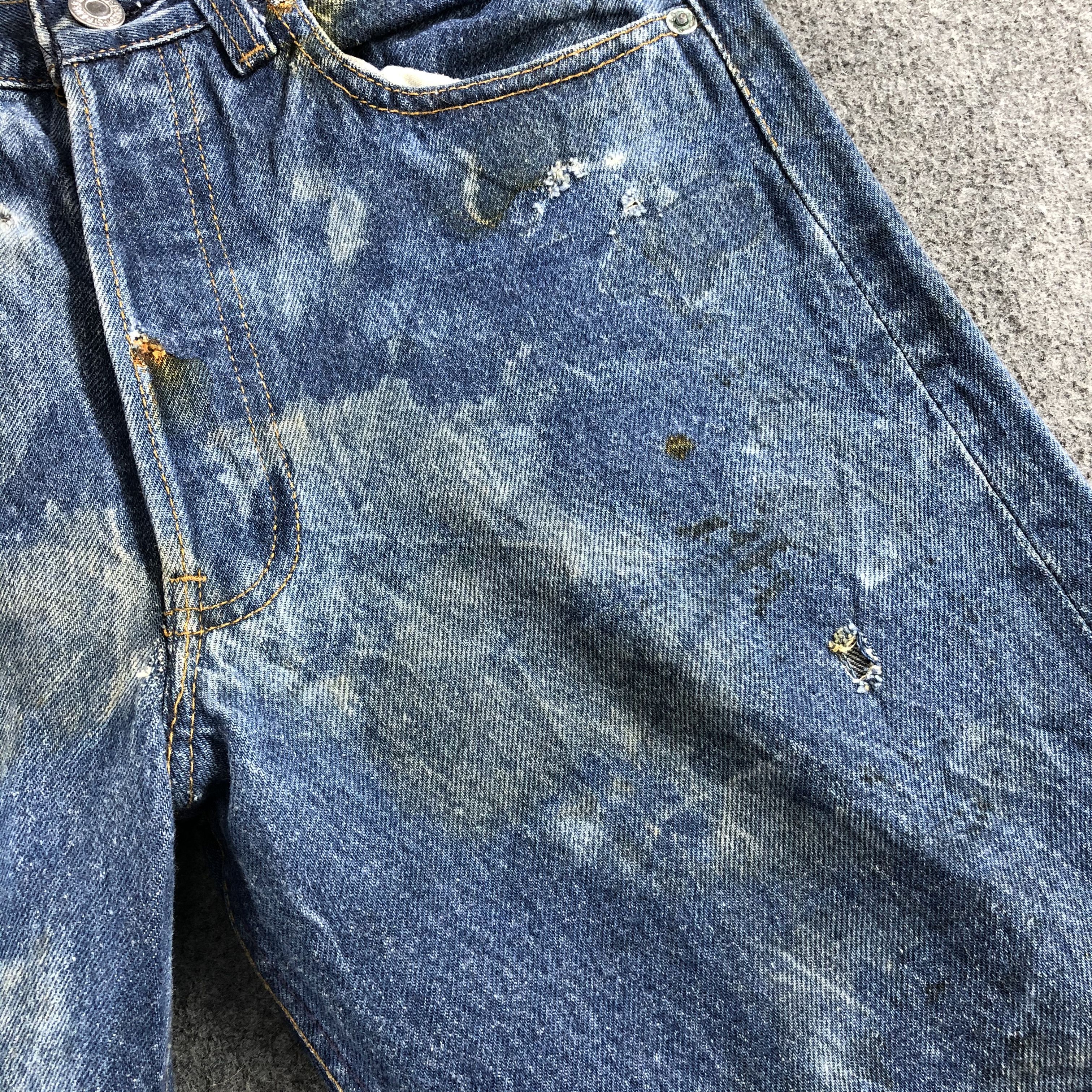 Levi's Vintage 80s Blue Wash Levis 501 Jeans-J1742 Size US 28 / EU 44 - 11 Thumbnail