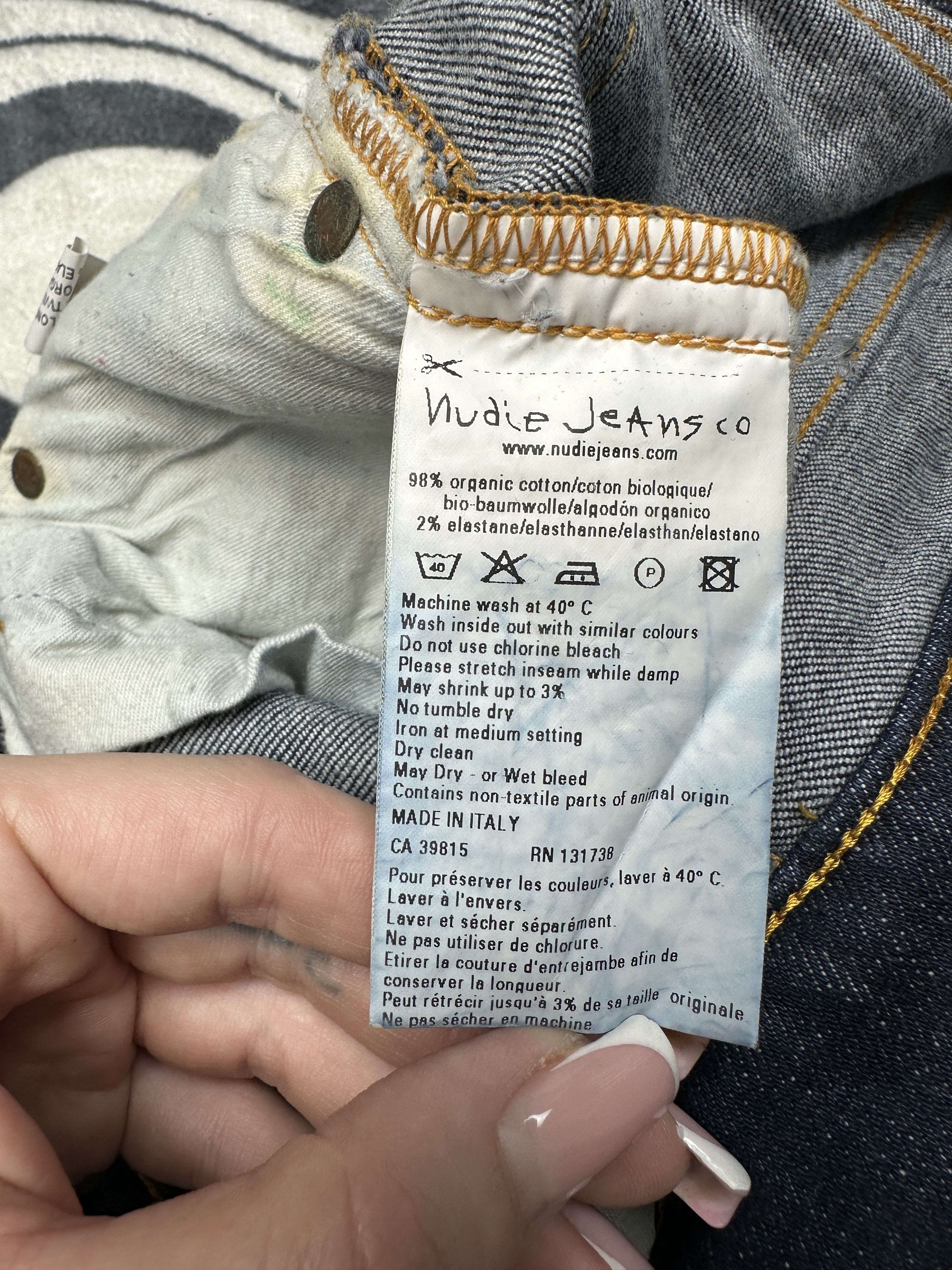 Nudie Jeans Nudie Jeans Tight Long John Denim Pants Jeans Size 28" / US 6 / IT 42 - 10 Thumbnail