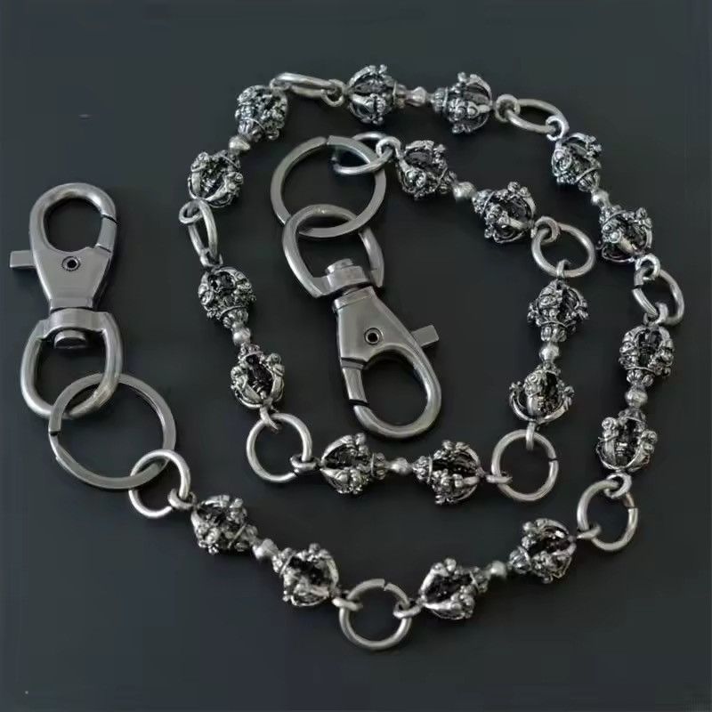 Vintage Pattern Metal Hook wallet jeans chain accessories Size ONE SIZE - 1 Thumbnail