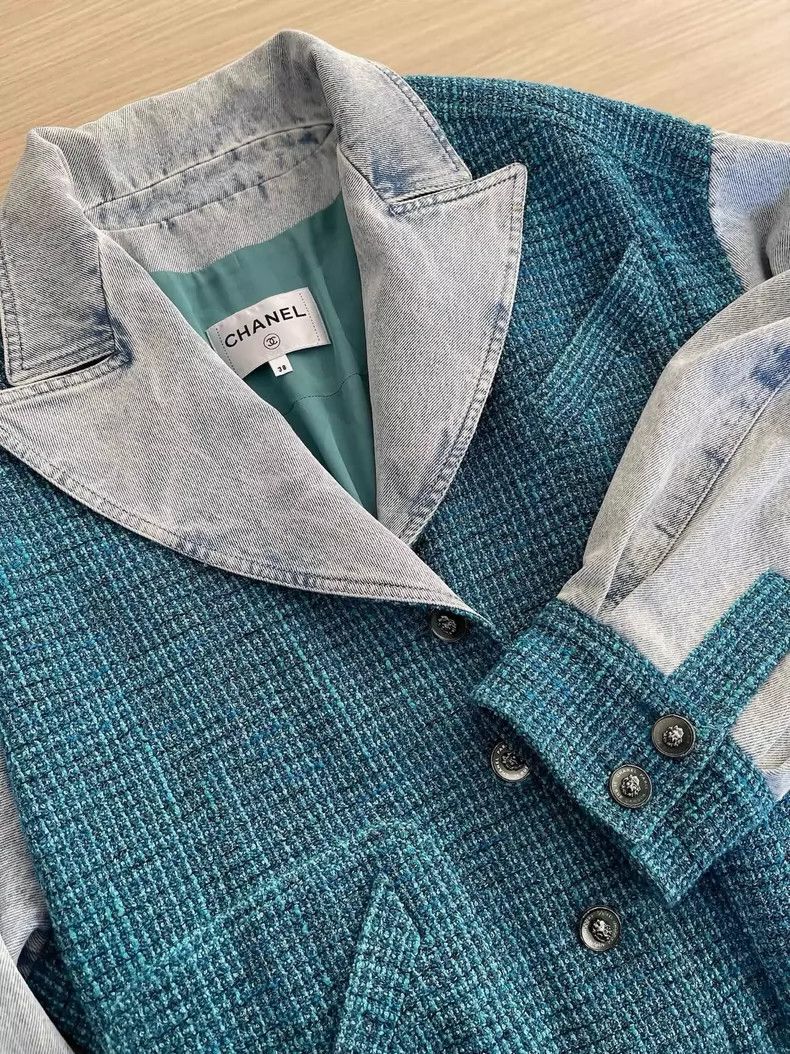 Chanel Chanel 22p denim tweed jacket Size XS / US 0-2 / IT 36-38 - 4 Thumbnail
