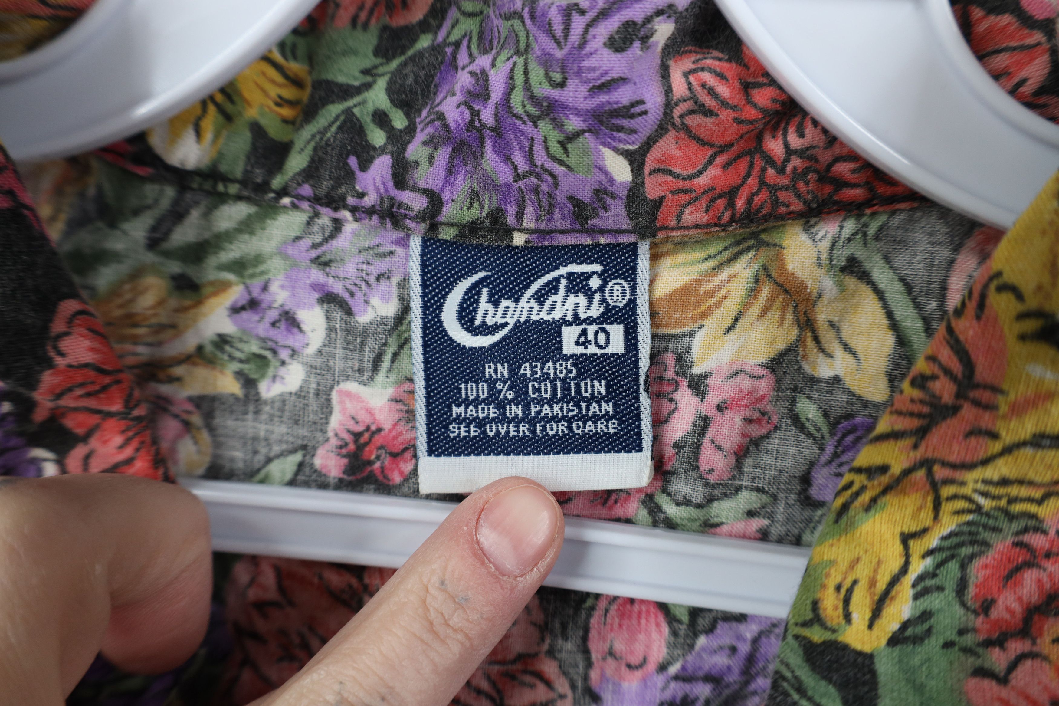 Vintage Vintage 80s 90s Streetwear Flower Dolman Sleeve Button Shirt Size S / US 4 / IT 40 - 7 Thumbnail