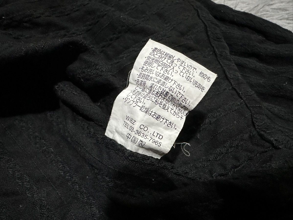 If Six Was Nine 🔥Sick Y2K Omkoe Frayed Striped Western Shirt Goth Punk Size US M / EU 48-50 / 2 - 10 Thumbnail