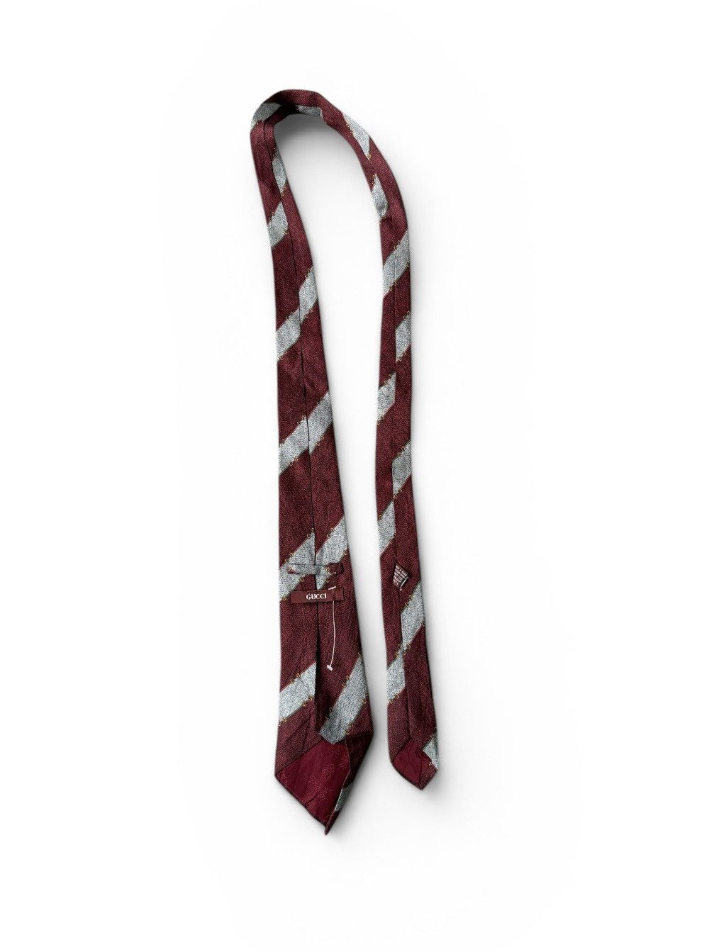 Gucci Gucci GG Horsebit silk tie Size ONE SIZE - 2 Thumbnail