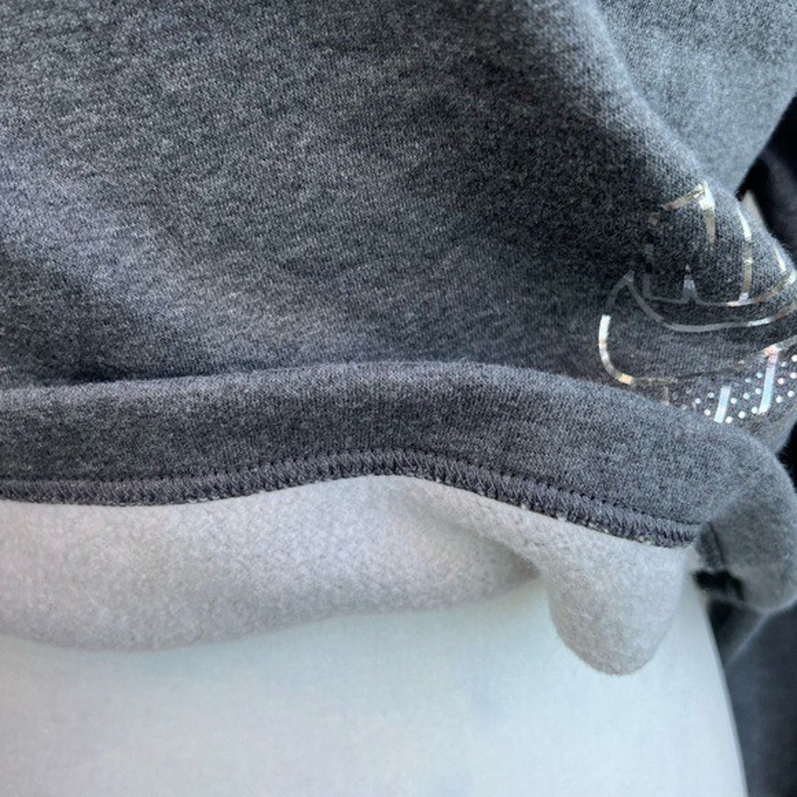 Nike Nike Women's Grey Cropped French Terry Top size S A000236 Size S / US 4 / IT 40 - 7 Thumbnail