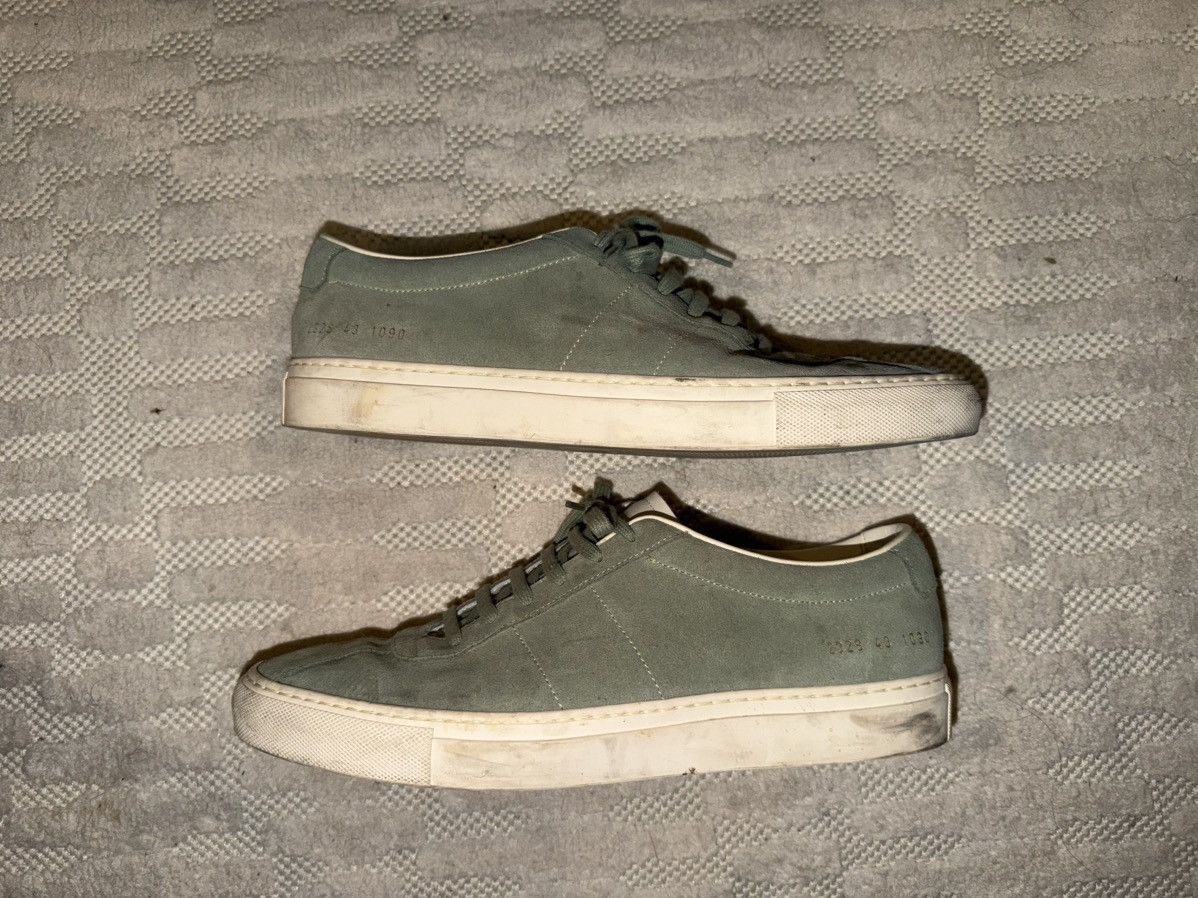 Common Projects 42 common projects green suede Size US 10 / EU 43 - 4 Thumbnail