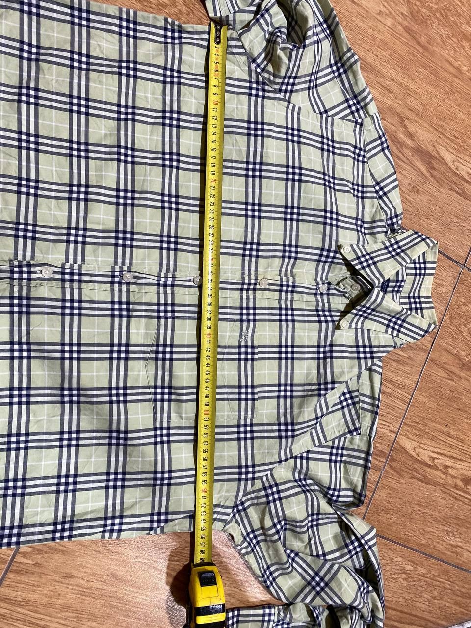 Burberry Burberry London Mens Dress Shirt Plaid Cotton Button Size US XXL / EU 58 / 5 - 7 Thumbnail