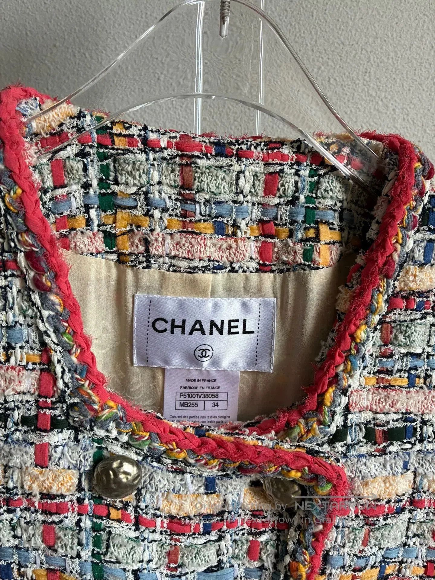 Chanel Chanel Colorful Mosaic Tweed Jacket. Size XXS / US 00 / IT 34 - 4 Thumbnail