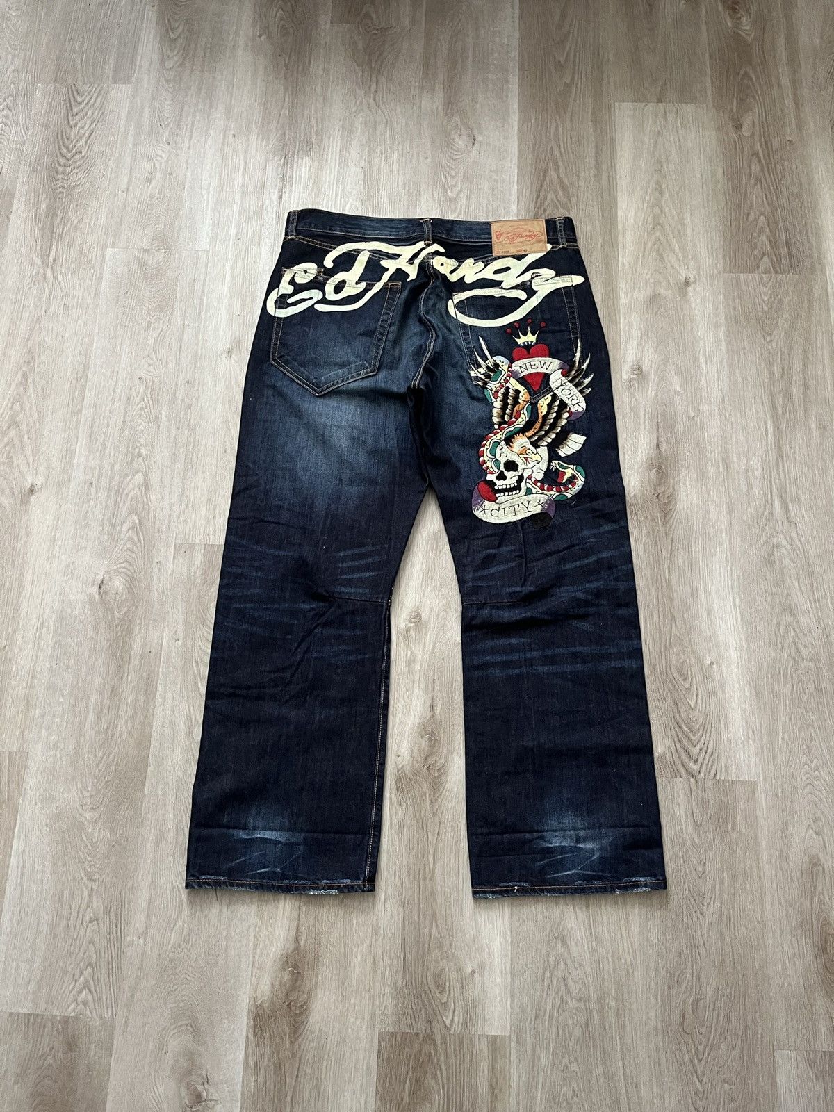 vintage-ed-hard-embroidered-jeans-grailed