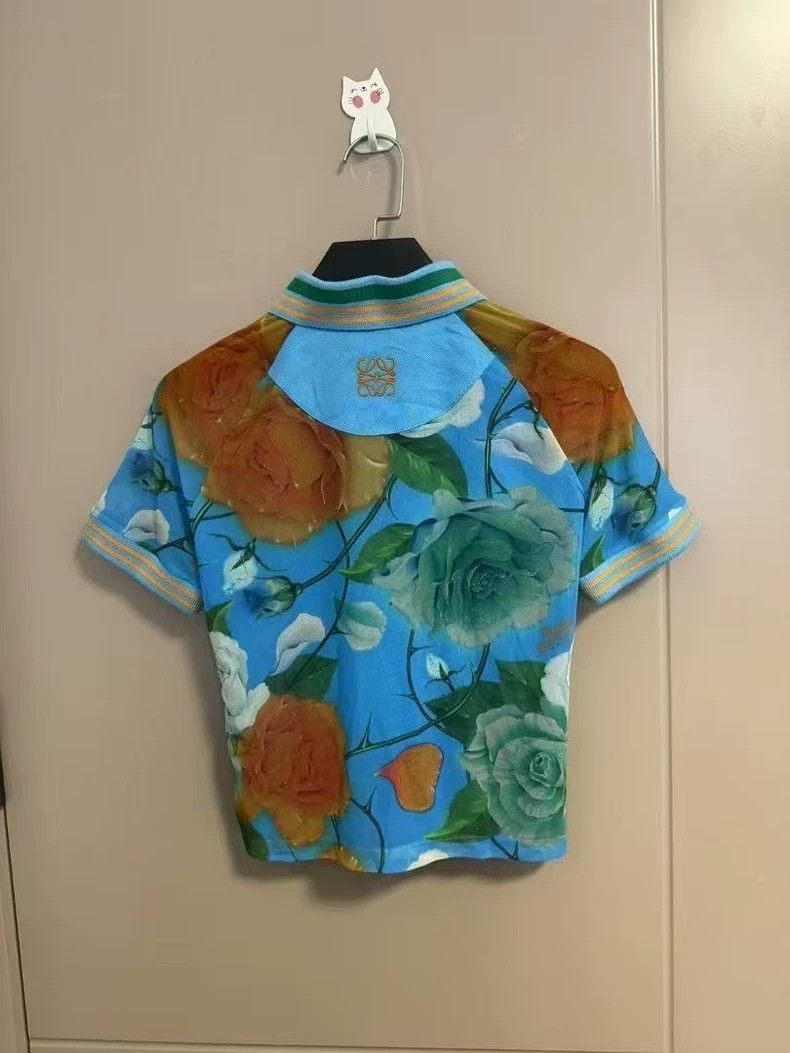 Loewe LOEWE Flower polo short sleeve Size XXS / US 00 / IT 34 - 2 Thumbnail
