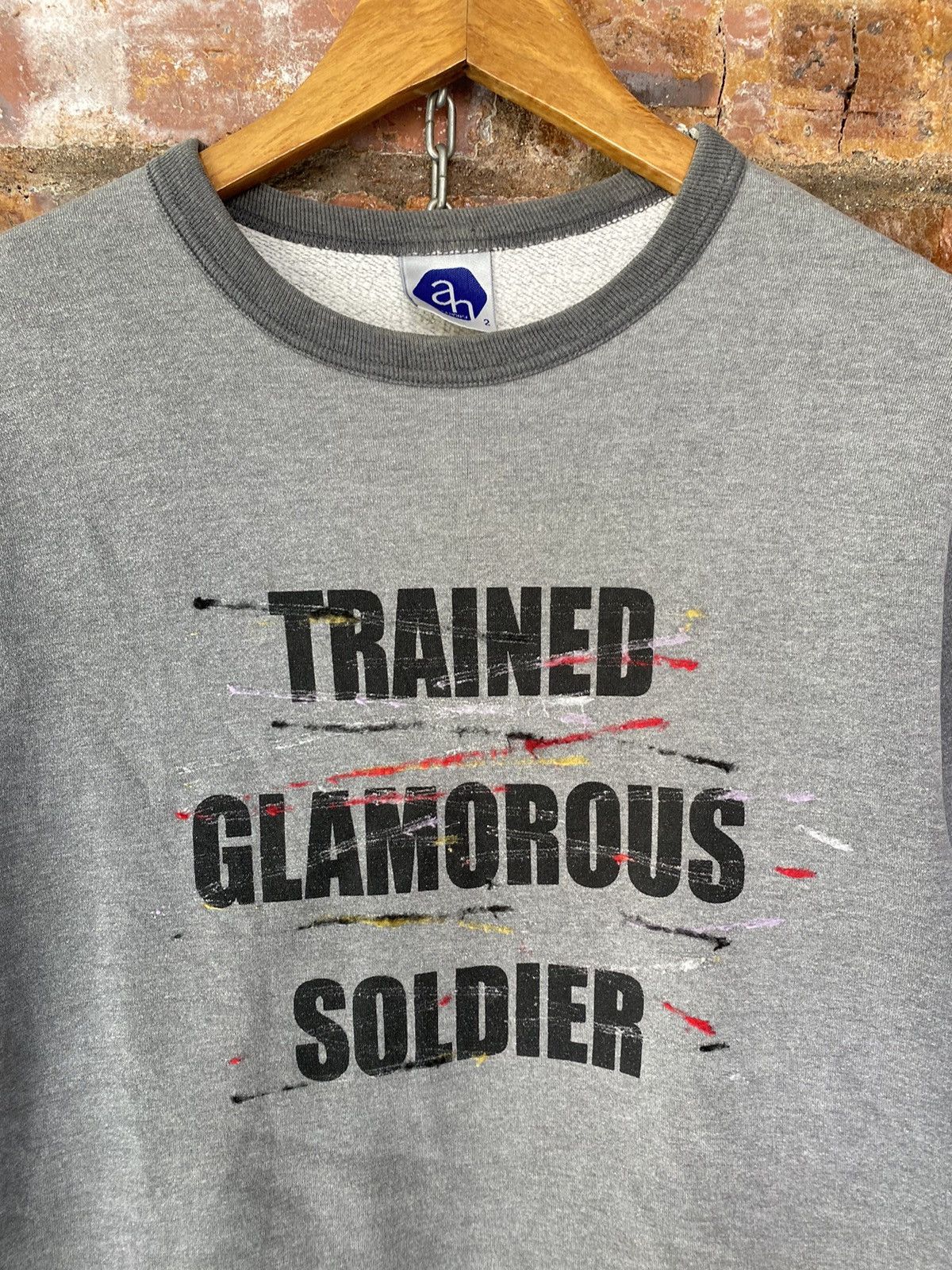 ABAHOUSE 90s Abahouse Trained Glamorous Soldier slash sweatshirt Size US M / EU 48-50 / 2 - 5 Thumbnail