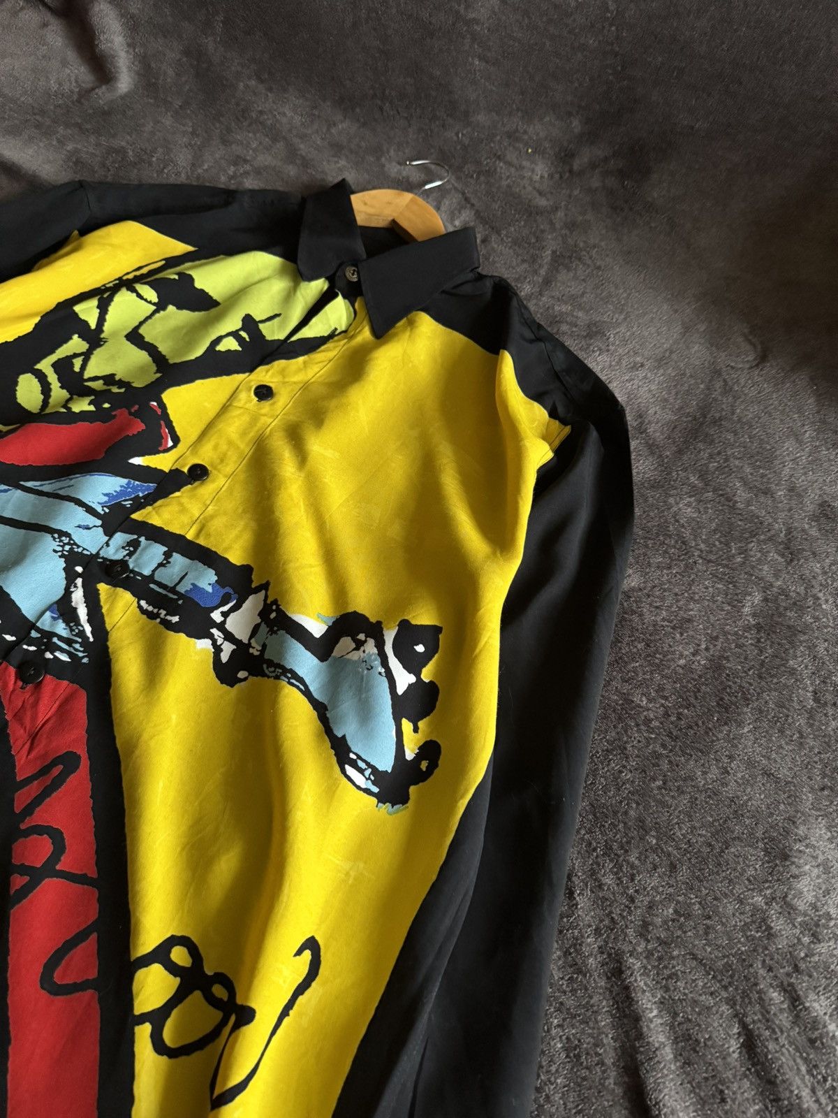 Japanese Brand Herman Brood vintage 1994 Guitarman blouse shirt Merch Size US XL / EU 56 / 4 - 7 Thumbnail