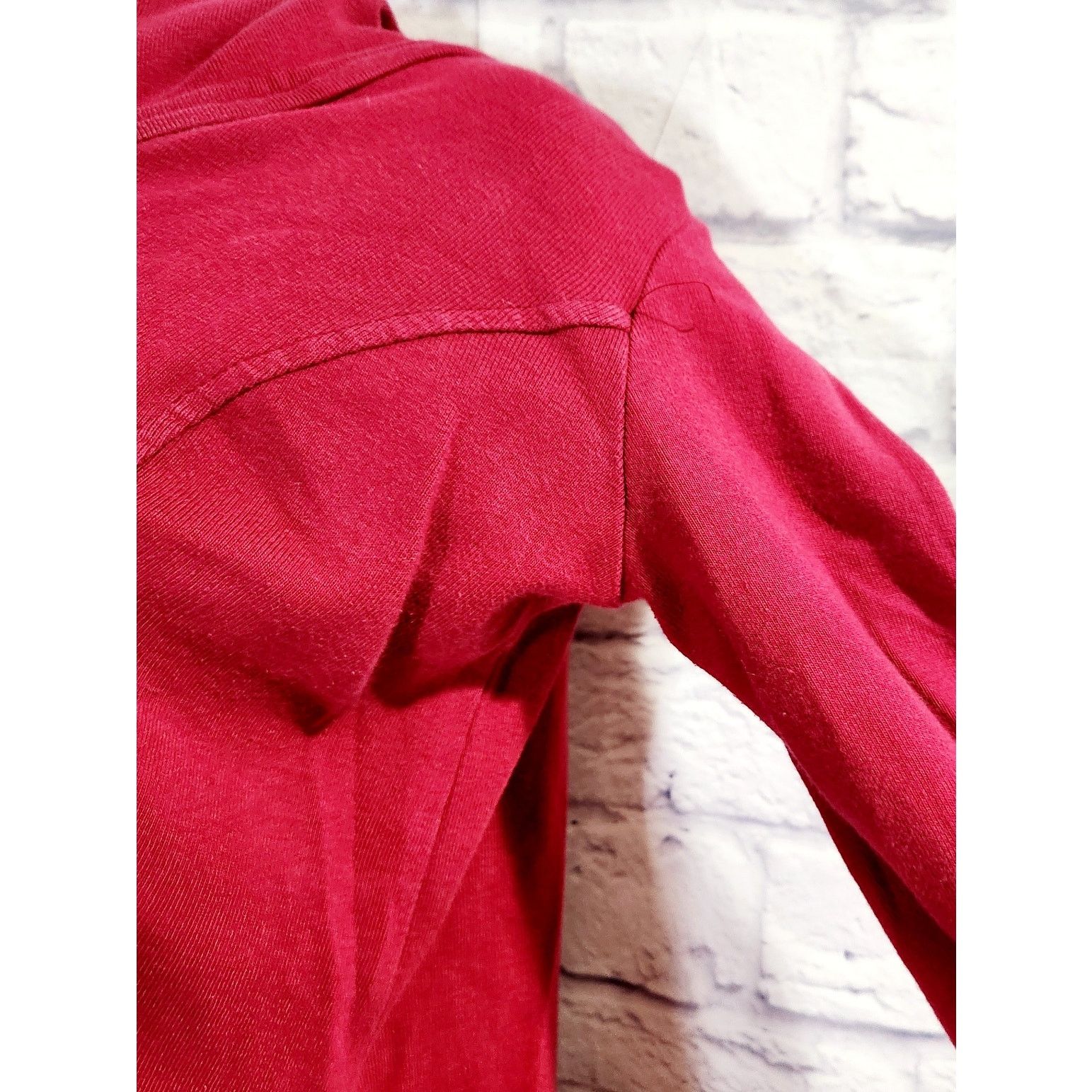 Other Barbara Lesser Burgundy Hooded Hook & Eye Cardigan Small Size S / US 4 / IT 40 - 3 Thumbnail
