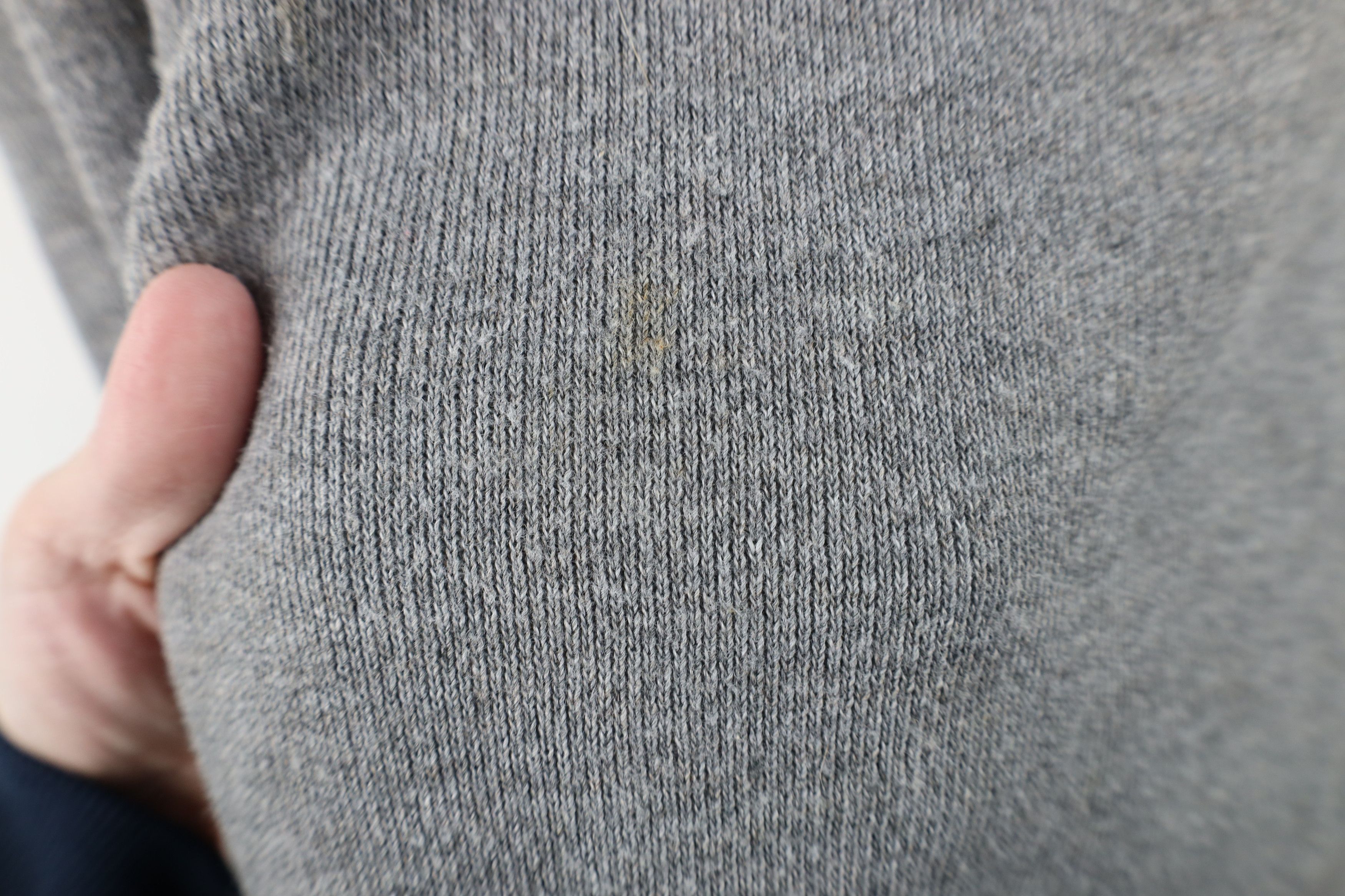 Vintage Vintage 70s Streetwear Knit V-Neck Sweater Heather Gray USA Size US XL / EU 56 / 4 - 6 Thumbnail