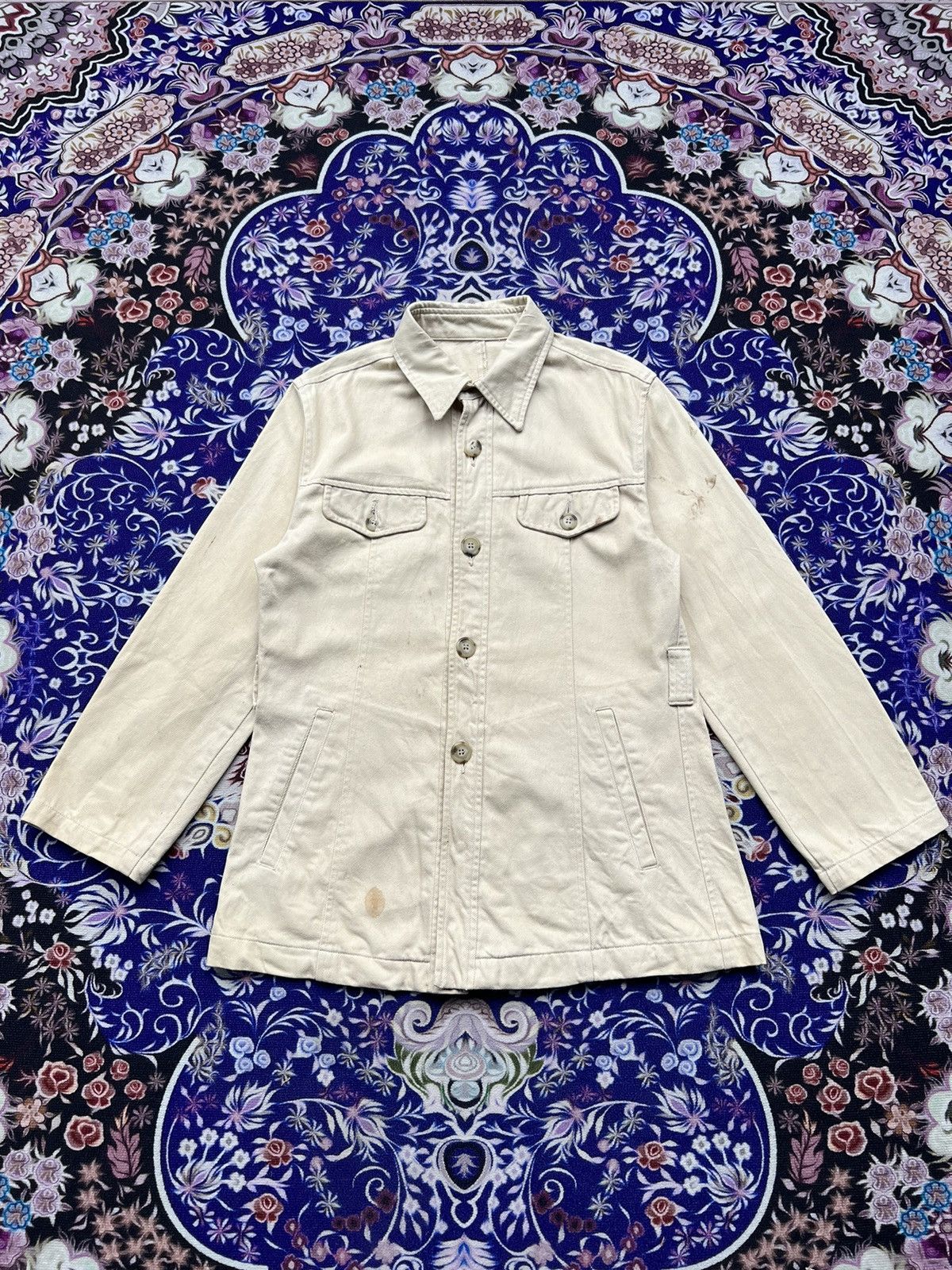 Japanese Brand (S) Vintage PPFM Japanese Brand Trucker Jacket Coat Size S / US 4 / IT 40 - 1 Thumbnail