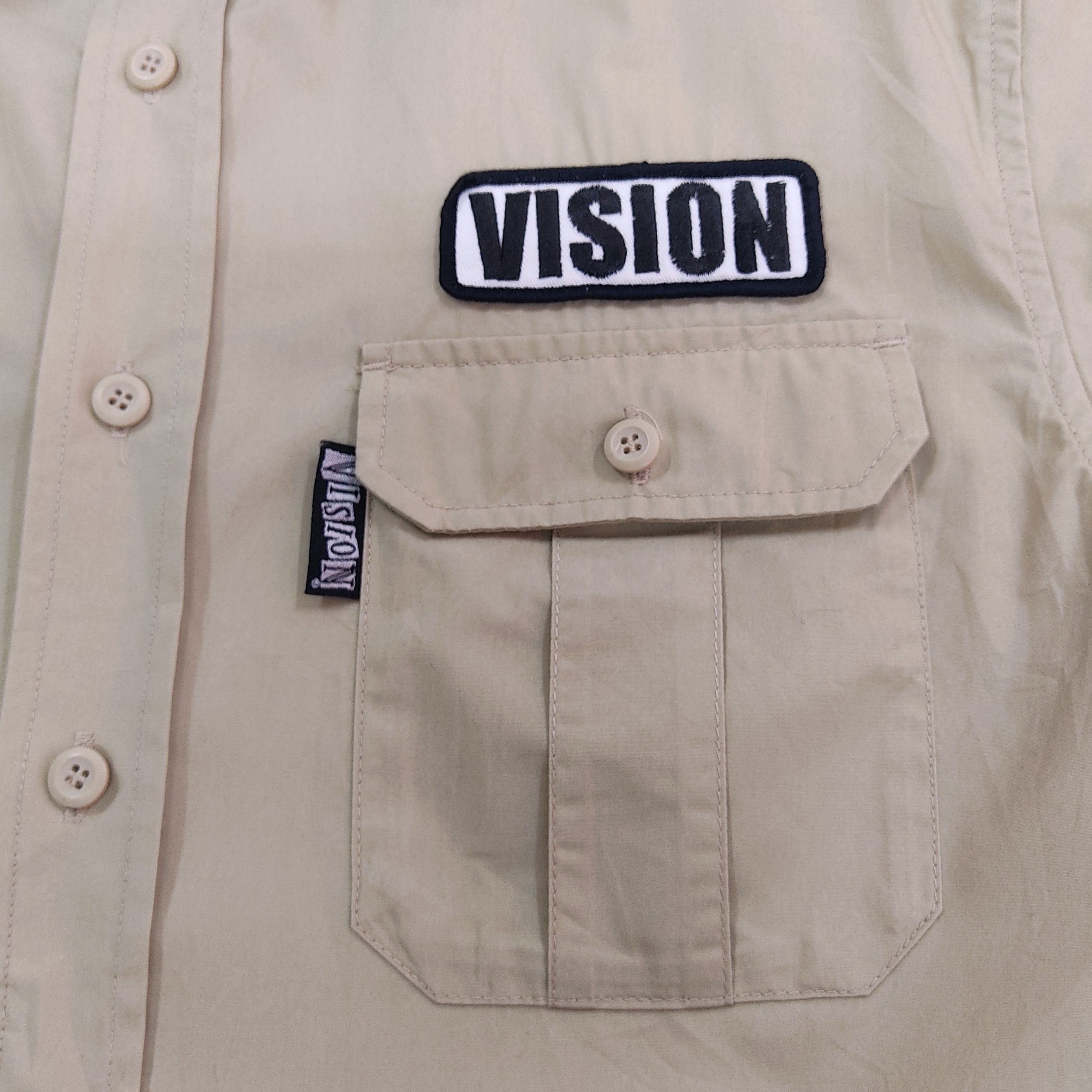 Vision Streetwear VISION STREETWEAR Buttons Up & Patched Works Shirts Size US M / EU 48-50 / 2 - 8 Thumbnail