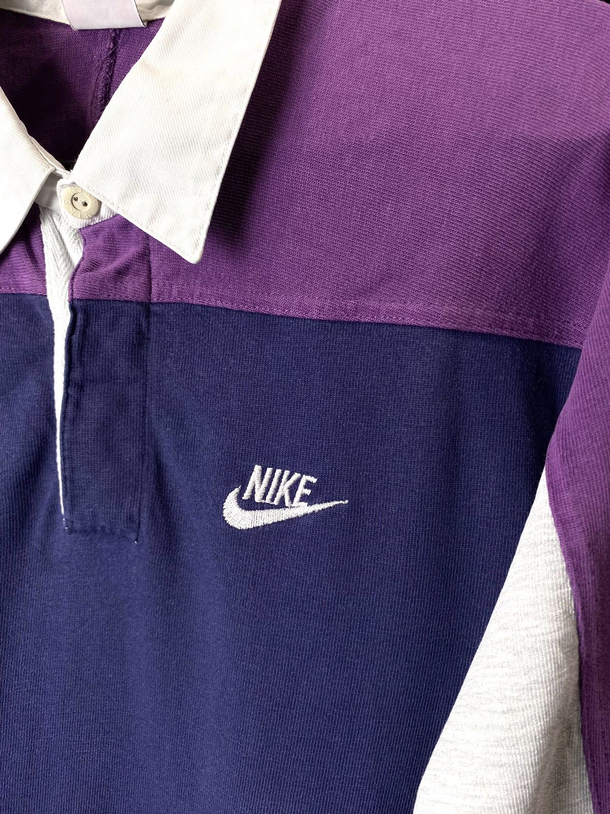 Japanese Brand Rare! 1993 Vintage Japan Nike Rugby Longsleeve Sweatshirt Size US M / EU 48-50 / 2 - 3 Thumbnail