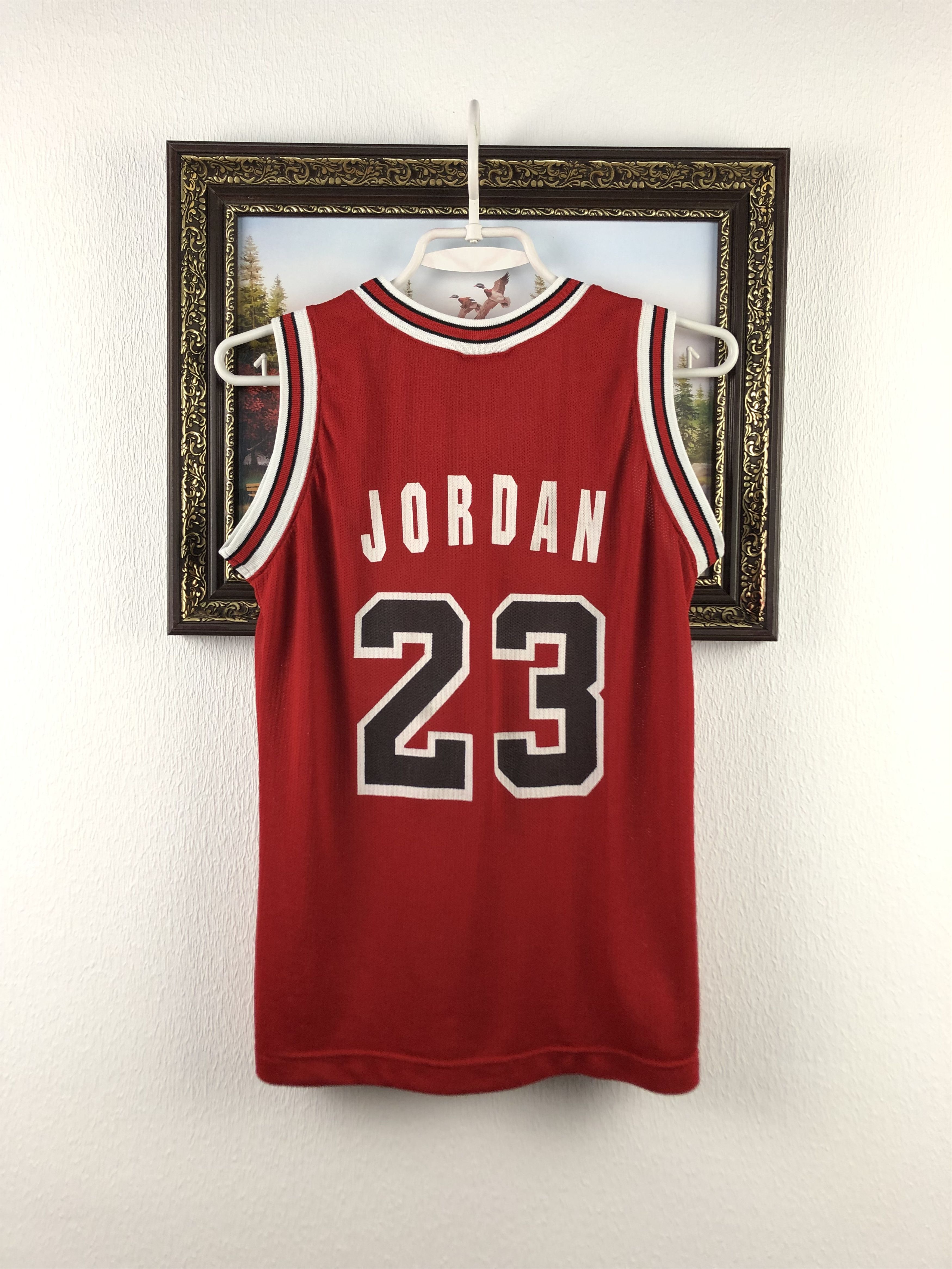 Champion Vintage Chicago Bulls Jordan Jersey Shirt Boys Kids 7-8 Size US XXS / EU 40 - 11 Thumbnail
