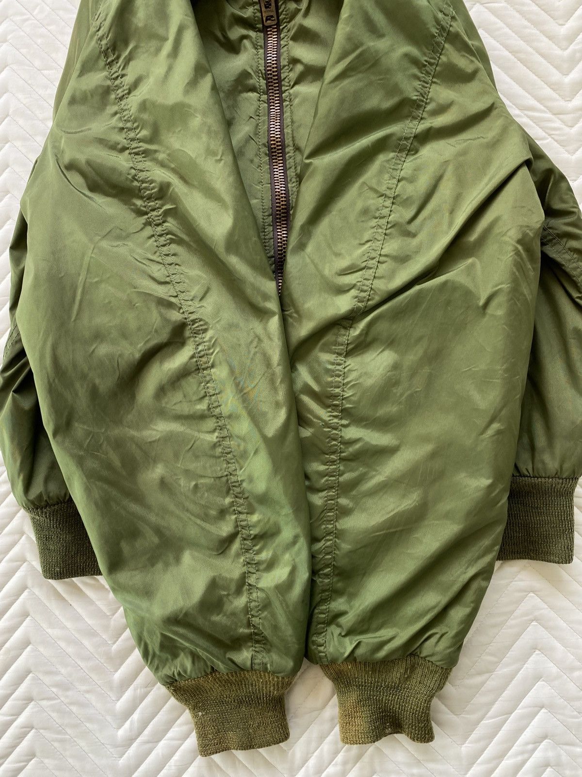 I. Spiewak And Sons Vintage 1980s I. Spiewak & Sons Army Bomber Jacket Size US L / EU 52-54 / 3 - 4 Thumbnail