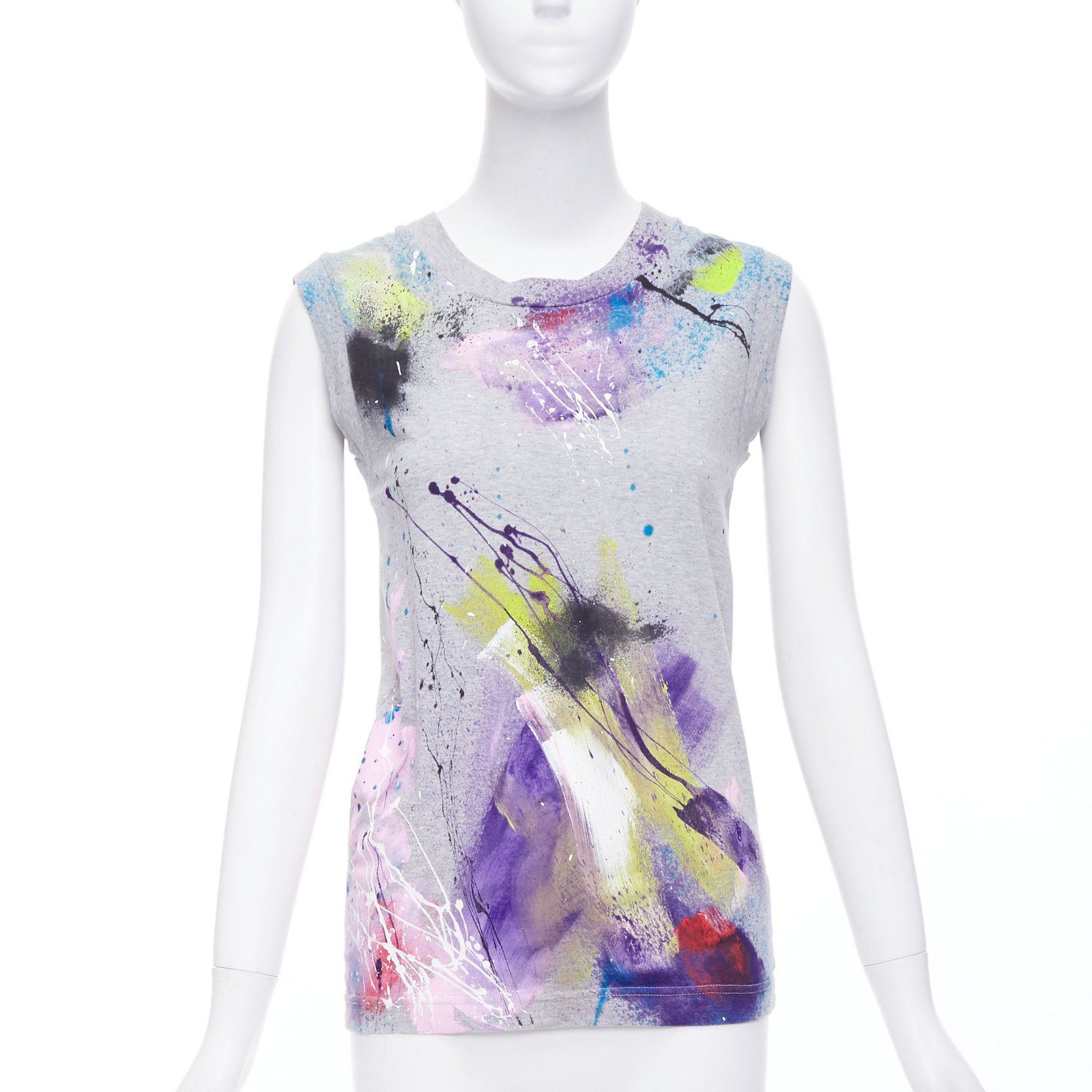 Dolce & Gabbana DOLCE GABBANA Liimited Edition 108/1500 hand painted tank top IT36 XXS Size S / US 4 / IT 40 - 1 Thumbnail