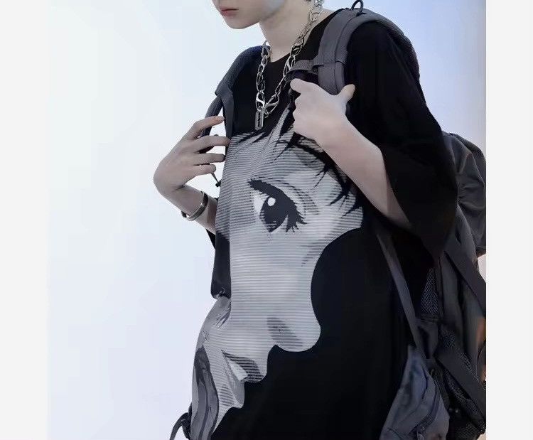 Japanese Brand Anime Girl Print T-Shirt Hip Size US L / EU 52-54 / 3 - 1 Thumbnail