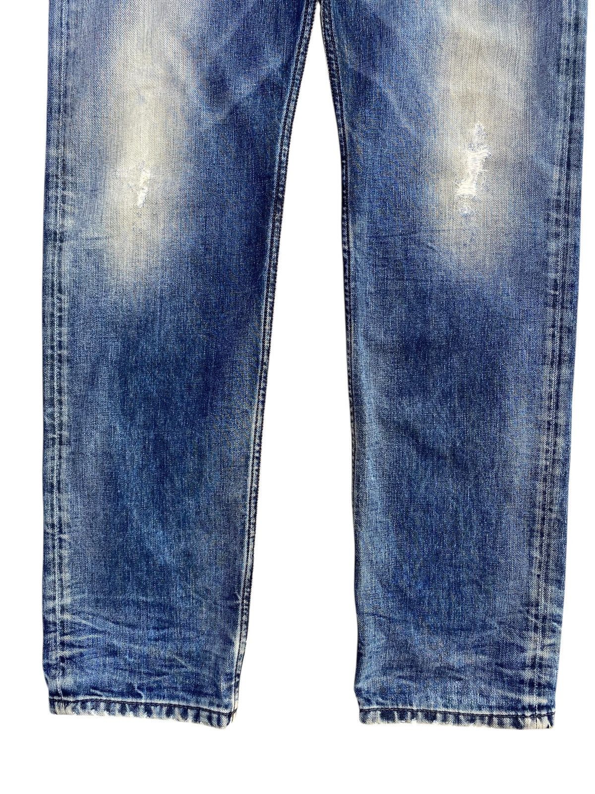Diesel Diesel Whiskers Faded Wash Style Ripped Jeans Size US 34 / EU 50 - 9 Thumbnail