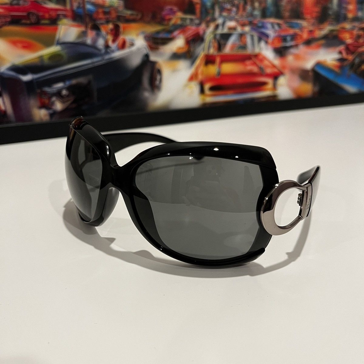 image of Christian Dior Stronger Sunglasses (Unisex) in Black, Women's